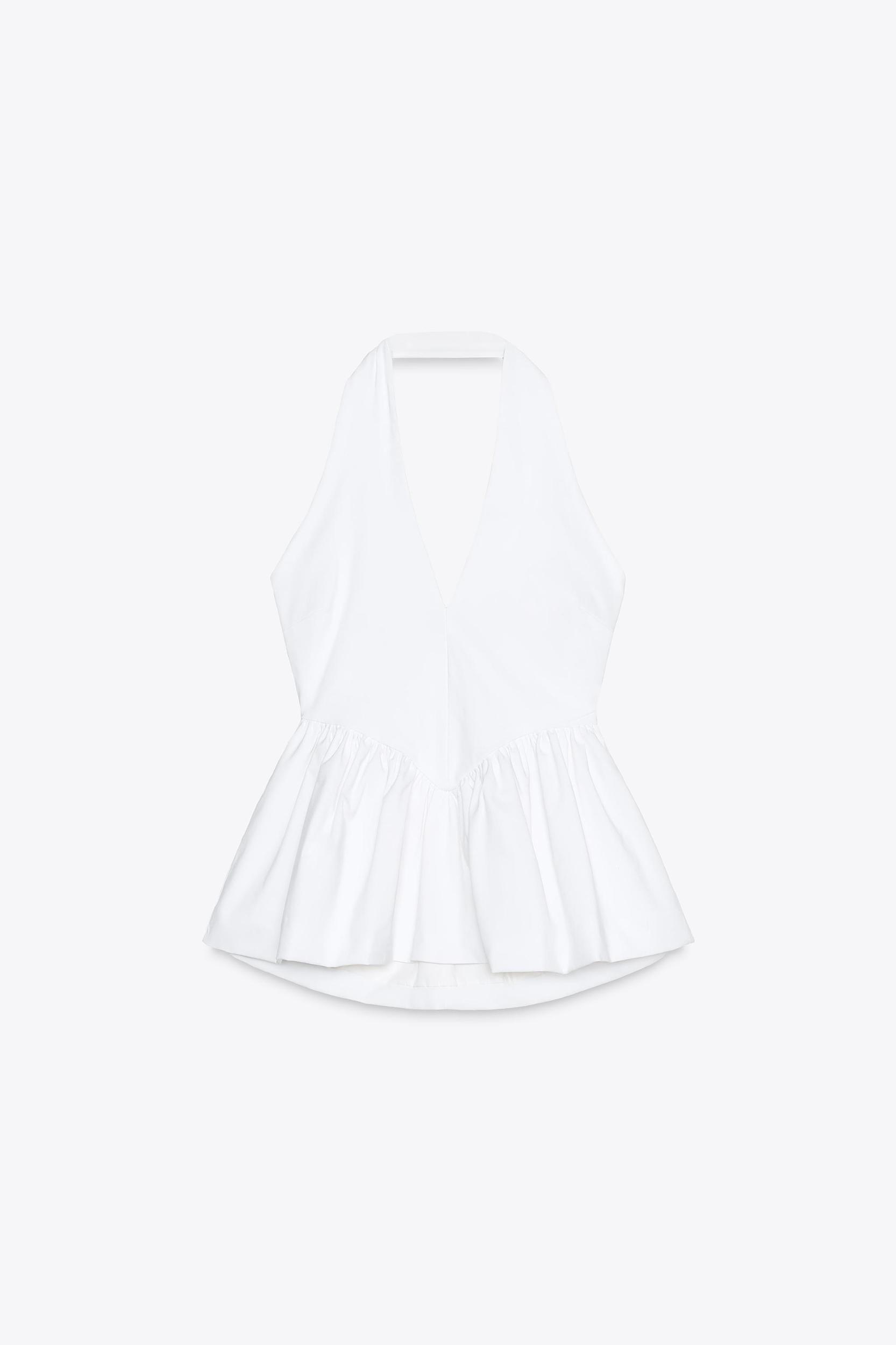 BALLOON HALTER TOP Product Image