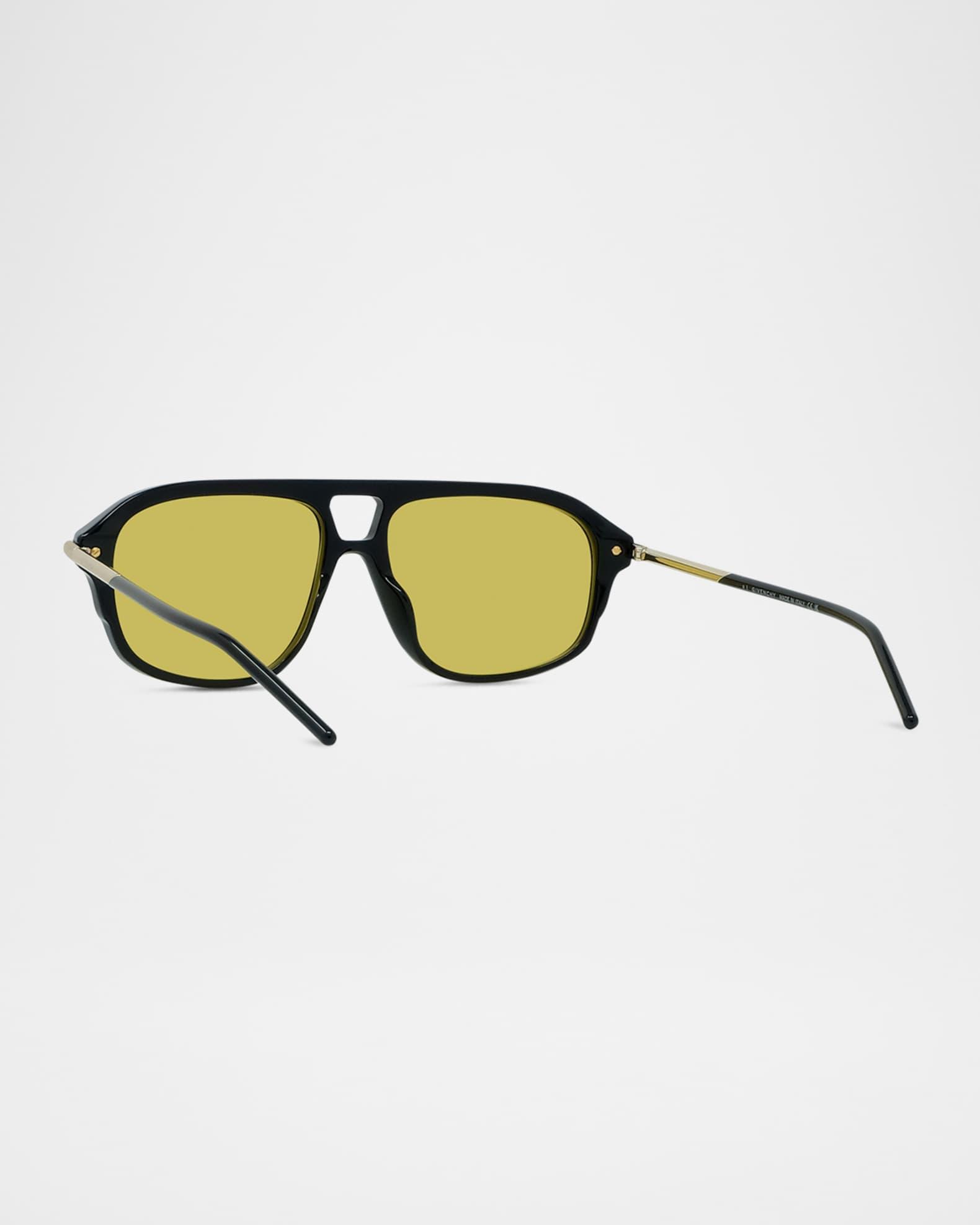 Mens GV40113IM Acetate Square Sunglasses Product Image