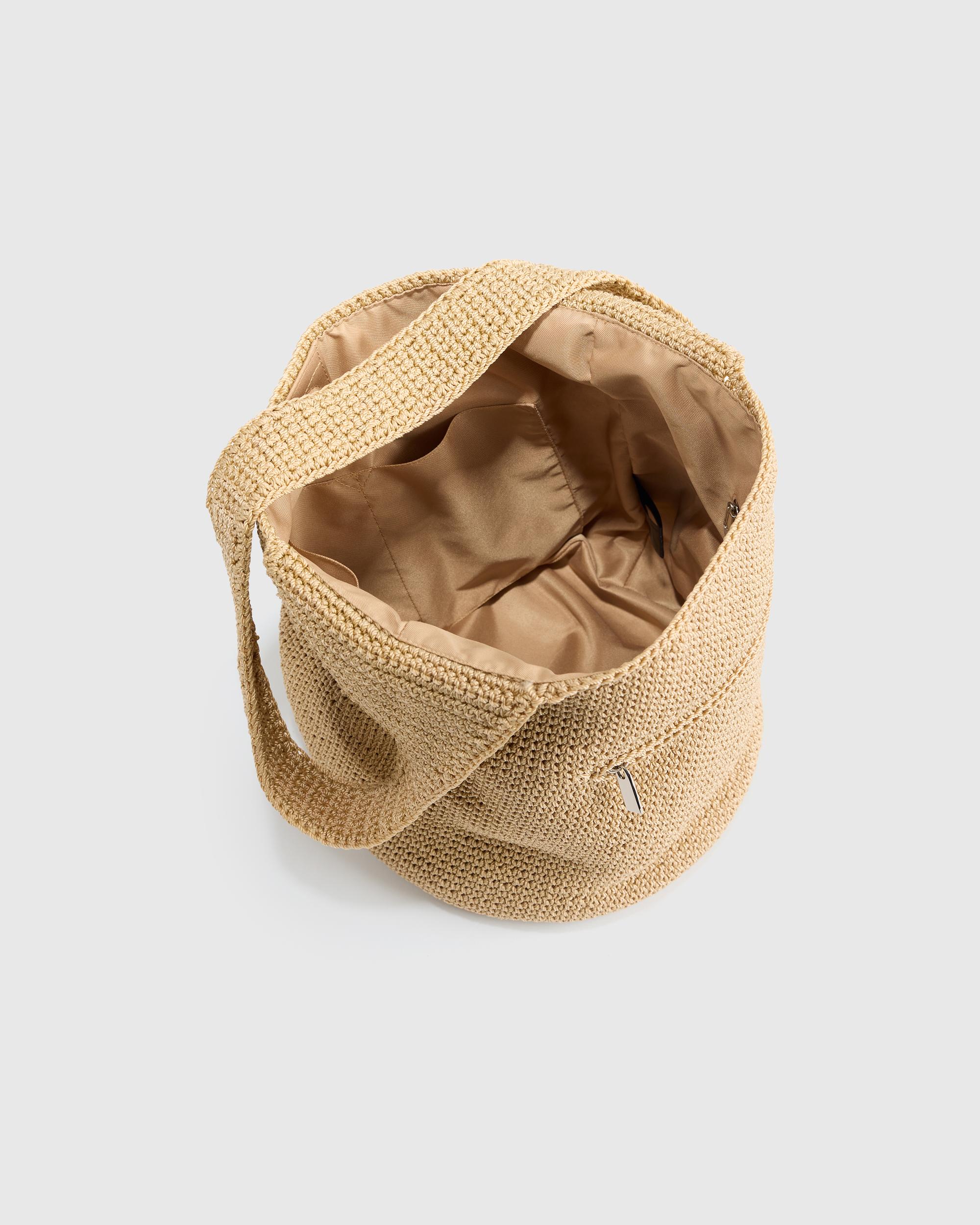 Quince | Women's Hand Crochet Hobo Shoulder Bag Recycled Polyester Product Image