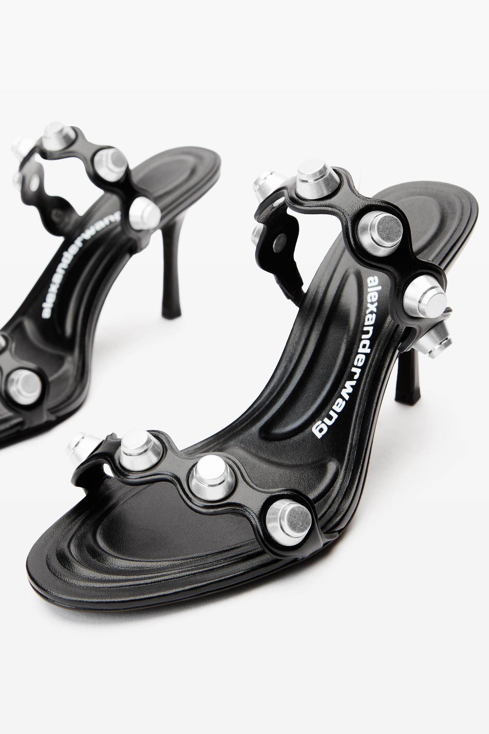 Riot 85mm Lambskin Leather Sandal Product Image