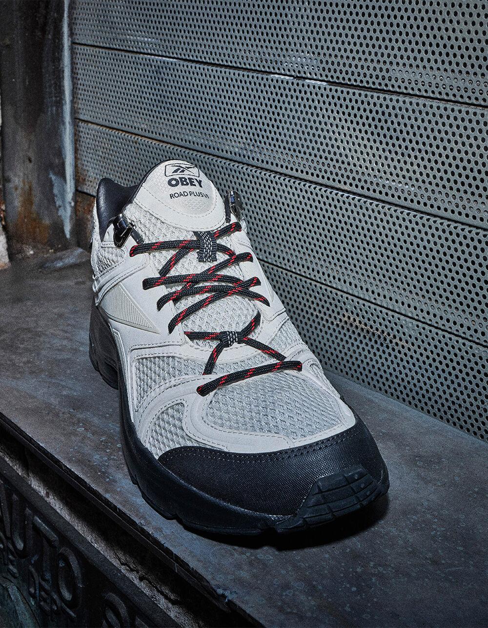 REEBOK x OBEY Premier Road Plus VI Mens Shoes - WHT/BLK Product Image
