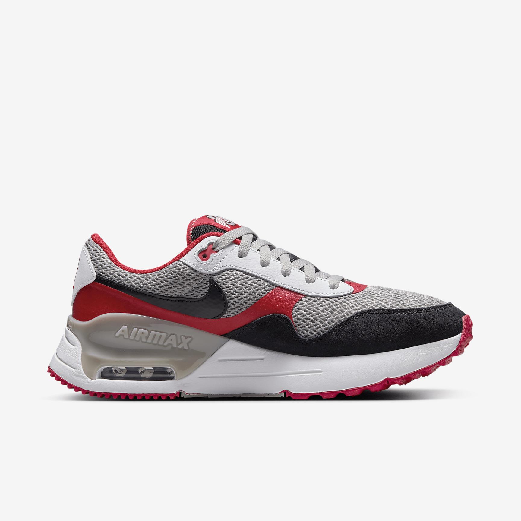Nike College Air Max SYSTM (Ohio State) Men's Shoes Product Image