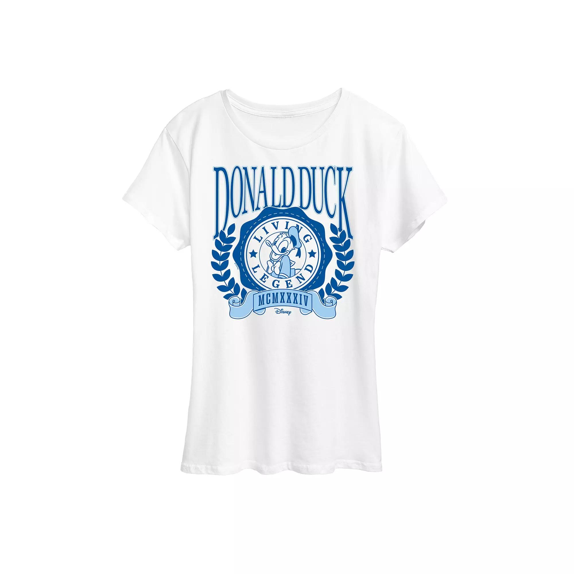 Disney's Donald Duck Women's Collegiate Graphic Tee,  Product Image
