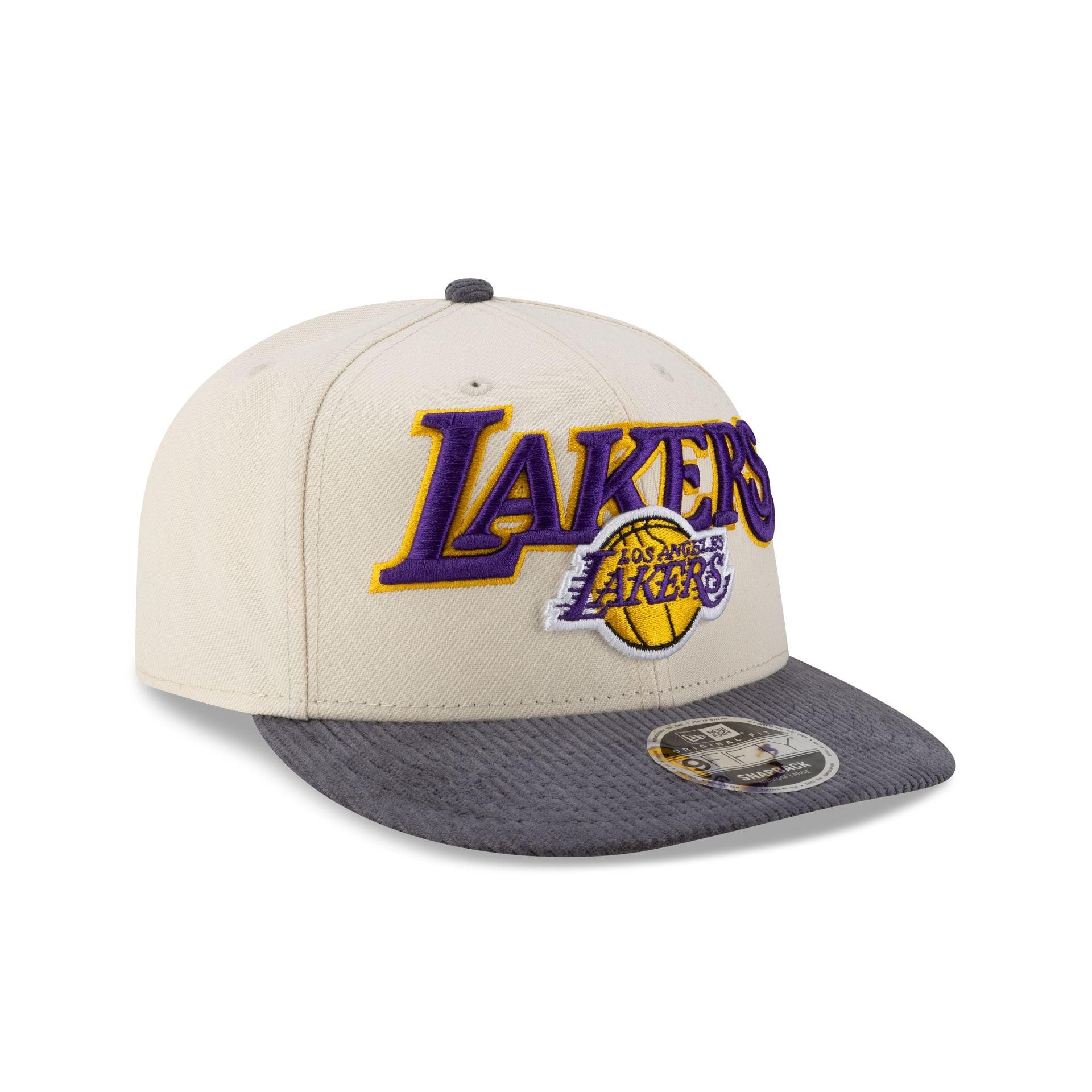 Los Angeles Lakers Cord Visor 9FIFTY Snapback Hat Male Product Image