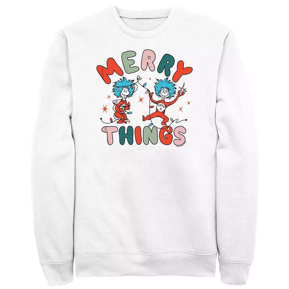 Men's Dr. Seuss Merry Things Graphic Fleece,  Product Image
