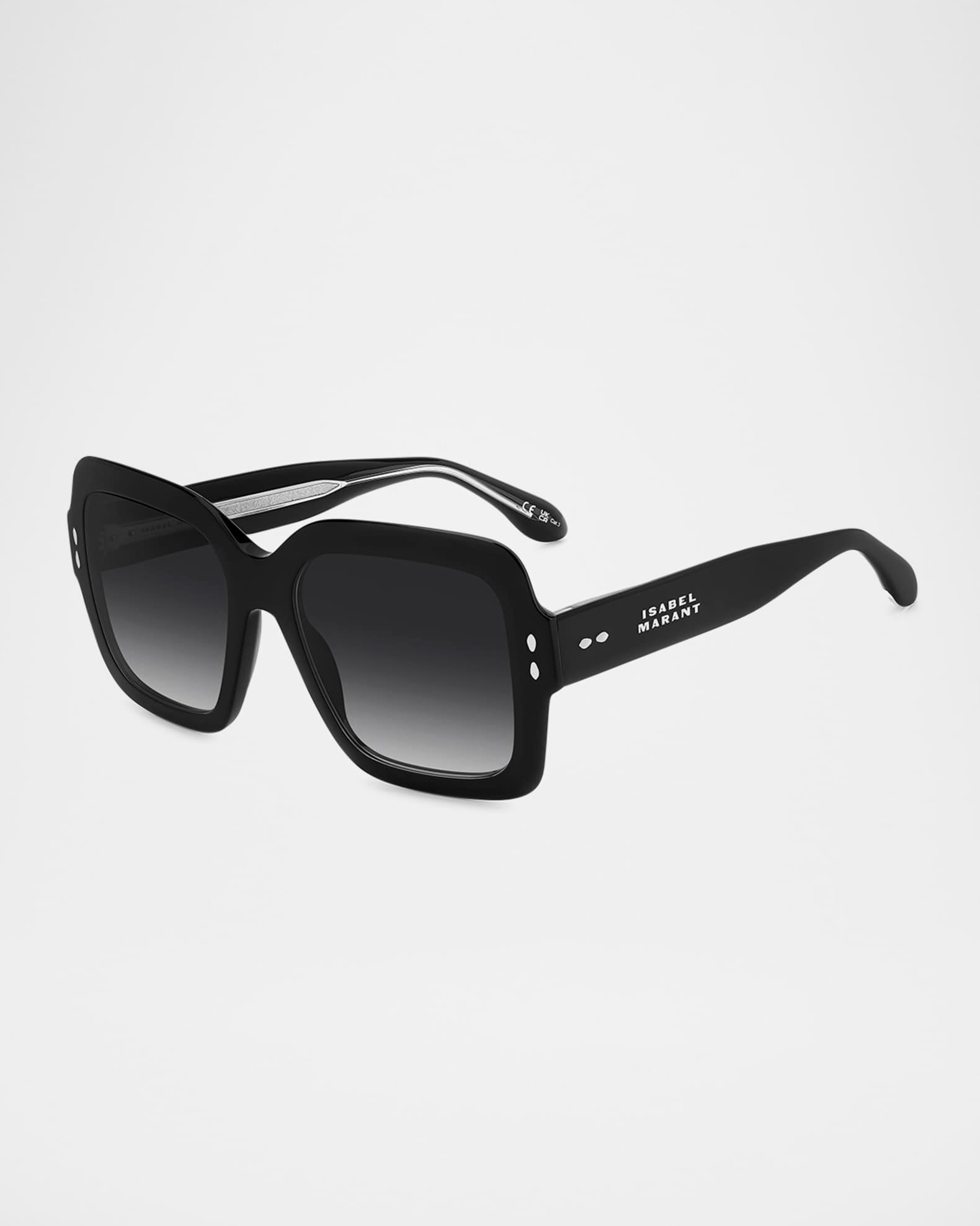 Oversized Square Acetate Sunglasses Product Image
