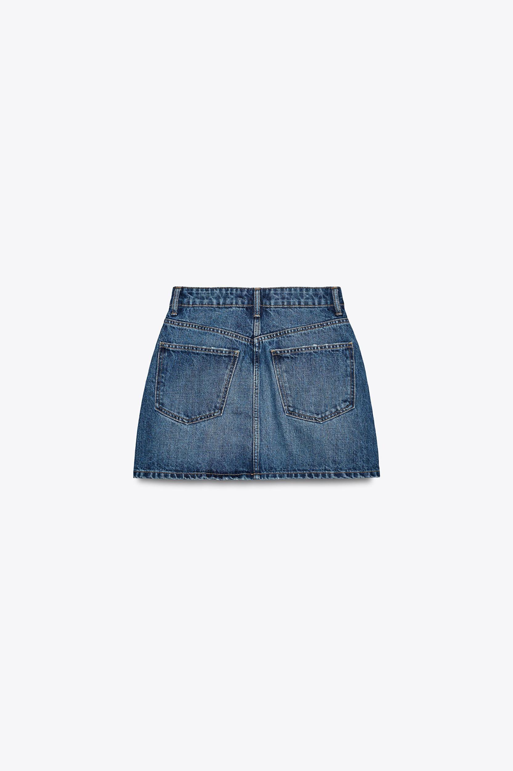 TRF DENIM MINI SKIRT Product Image