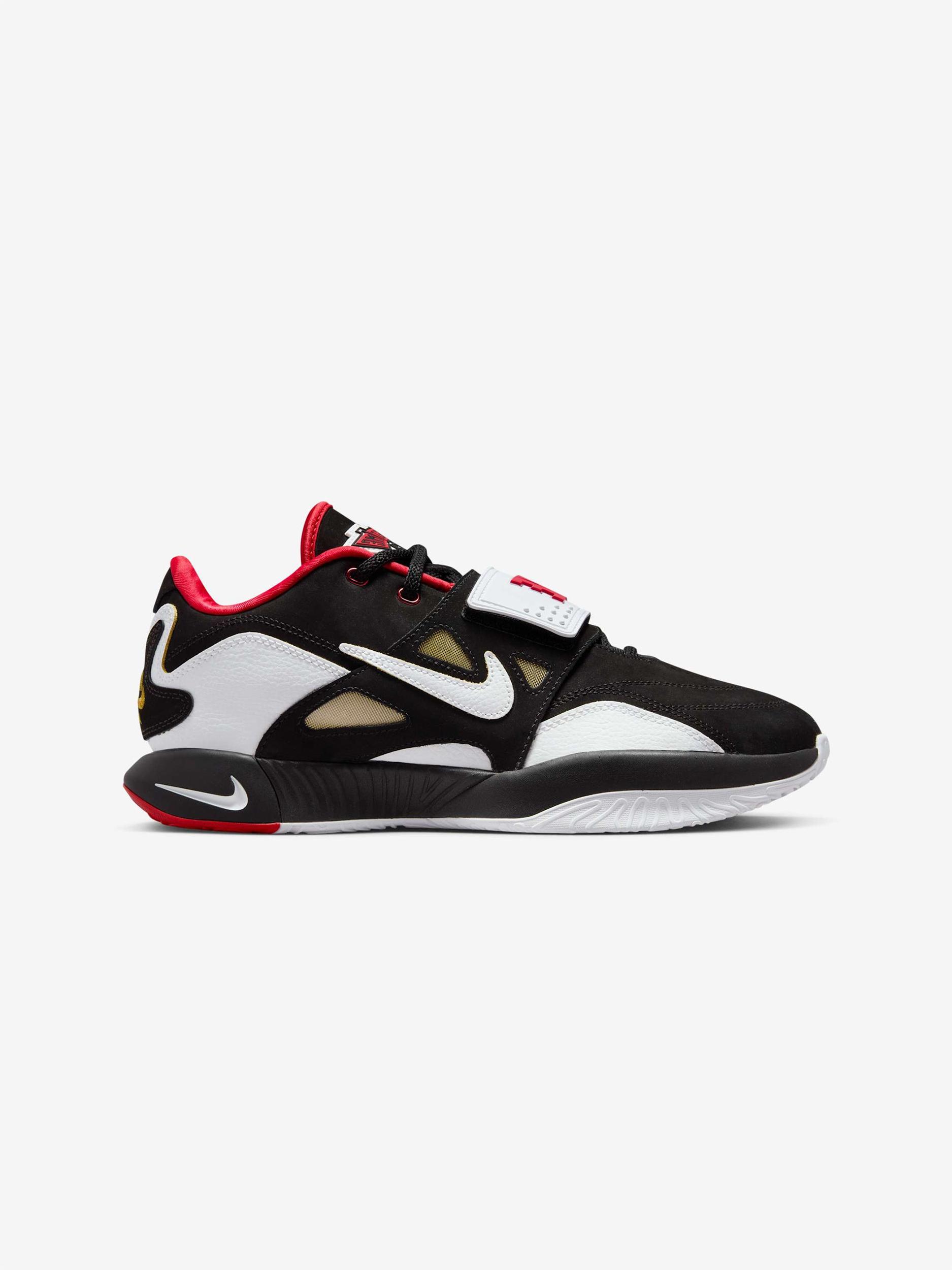 Nike LeBron 21 "Prime 93" (Black/White-Fire Red-Metallic Gold) Product Image