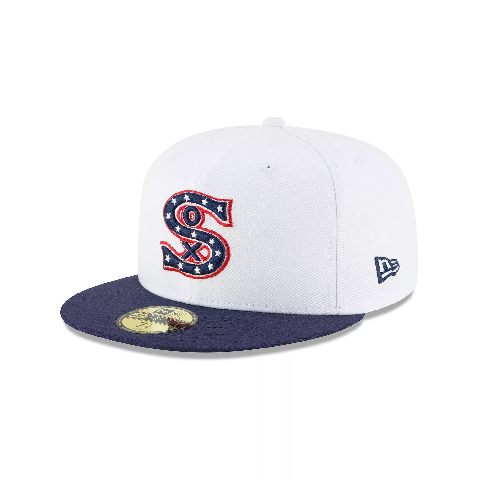 Men's New Era White Chicago White Sox Cooperstown Collection Wool 59FIFTY Fitted Hat,  Product Image