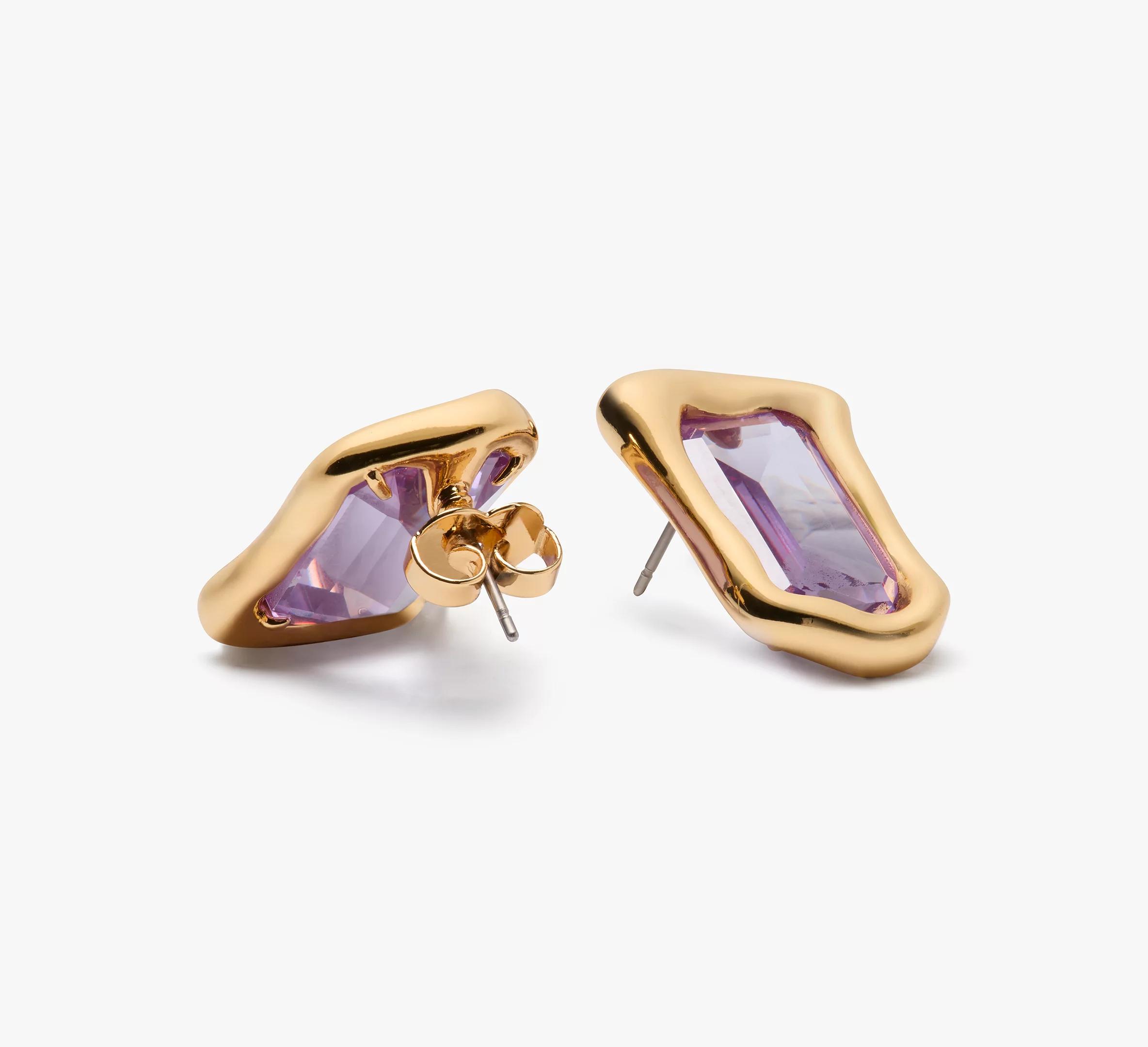 Molten Glass Statement Studs Product Image