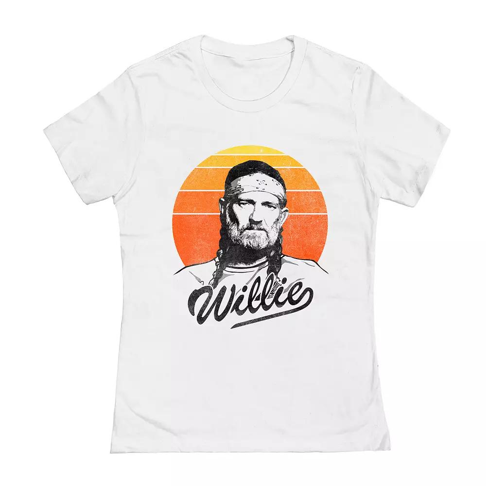 Juniors' Willie Nelson Sunset Graphic Tee, Girl's,  Product Image