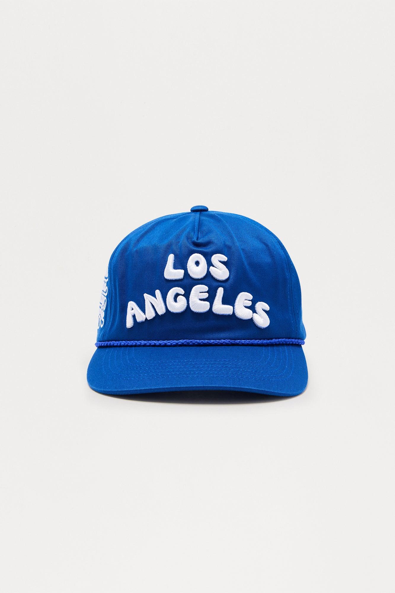 Los Angeles Unstructured Trucker Hat - Blue Male Product Image