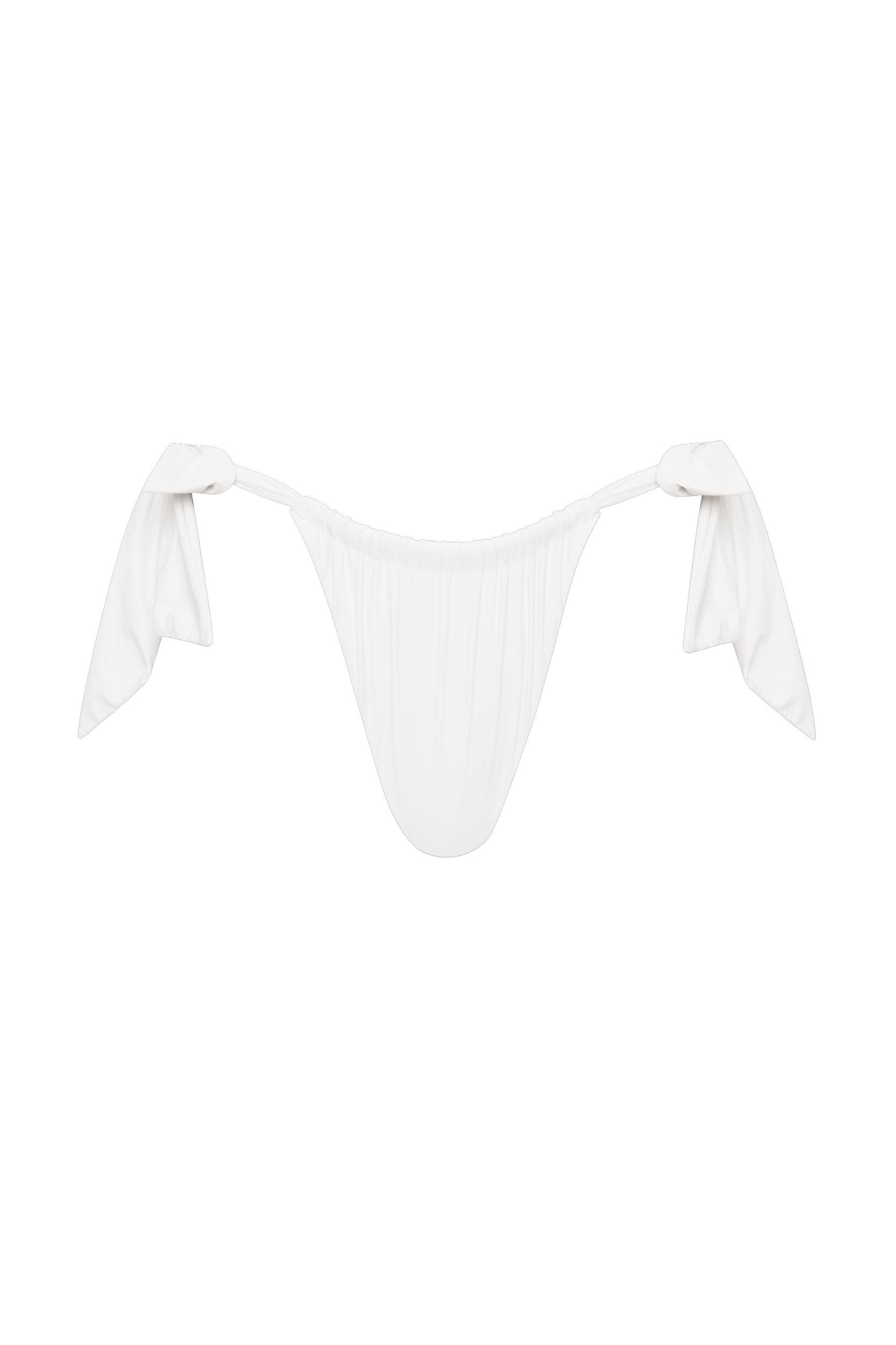 Costa Bikini Bottoms White - Final Sale Product Image