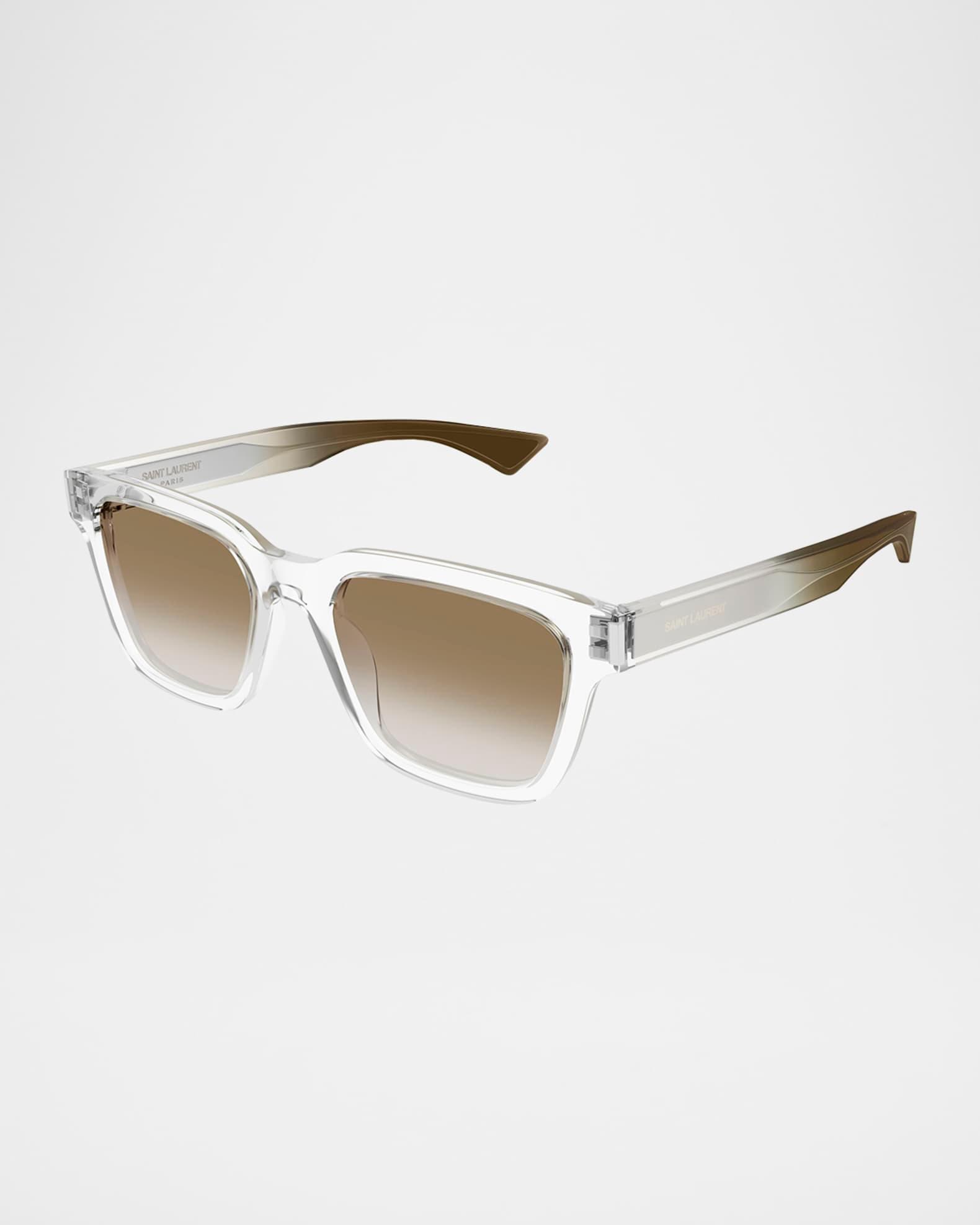 Men's Sl 790f Recycled Acetate Rectangle Sunglasses Product Image