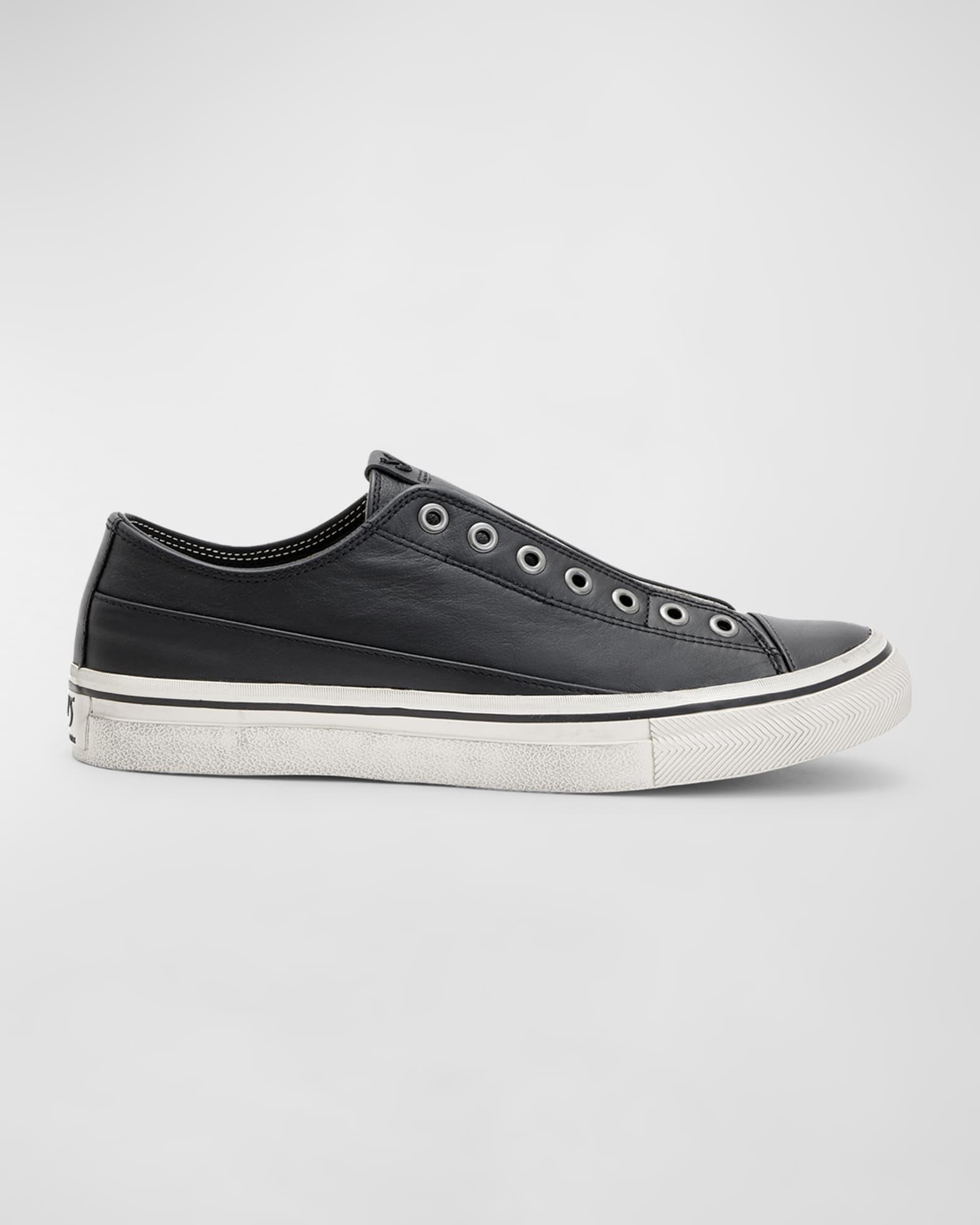 Men's Vulc Laceless Low Top Leather Shoes  Product Image
