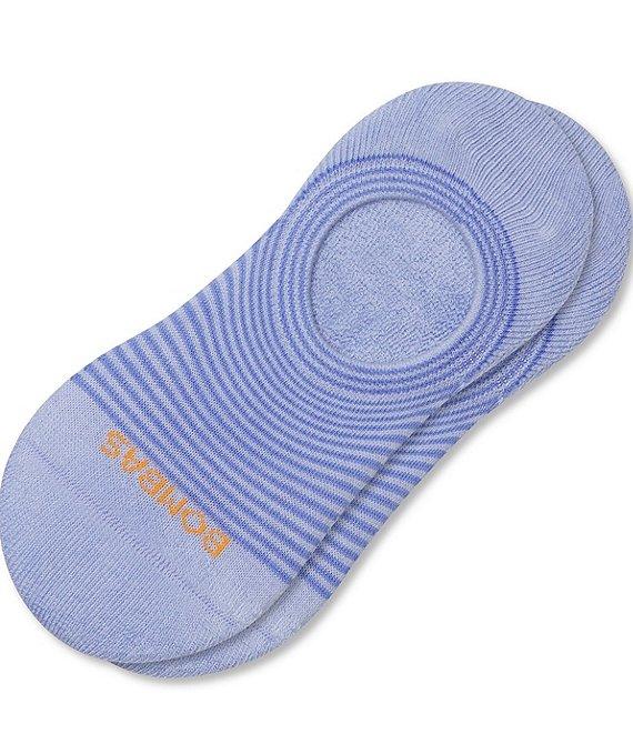 Bombas Solid Feedstripe Cushion No Show Socks Product Image
