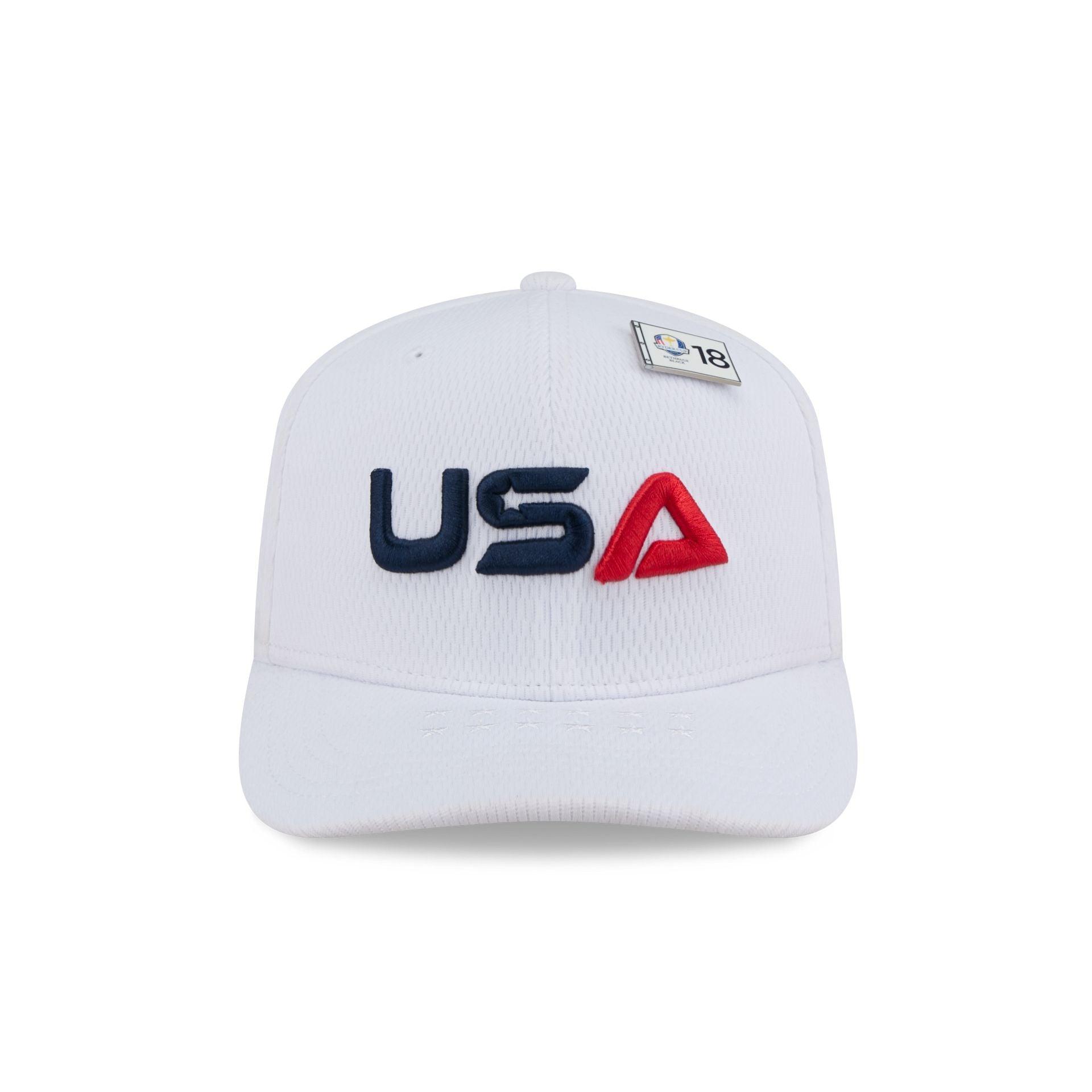 2025 Ryder Cup Team USA White 9SEVENTY Stretch-Snap Hat Male Product Image