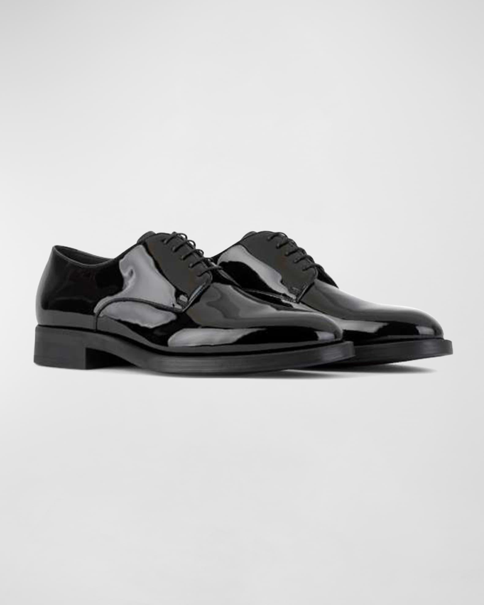 Men's Patent Leather Derby Shoes Product Image