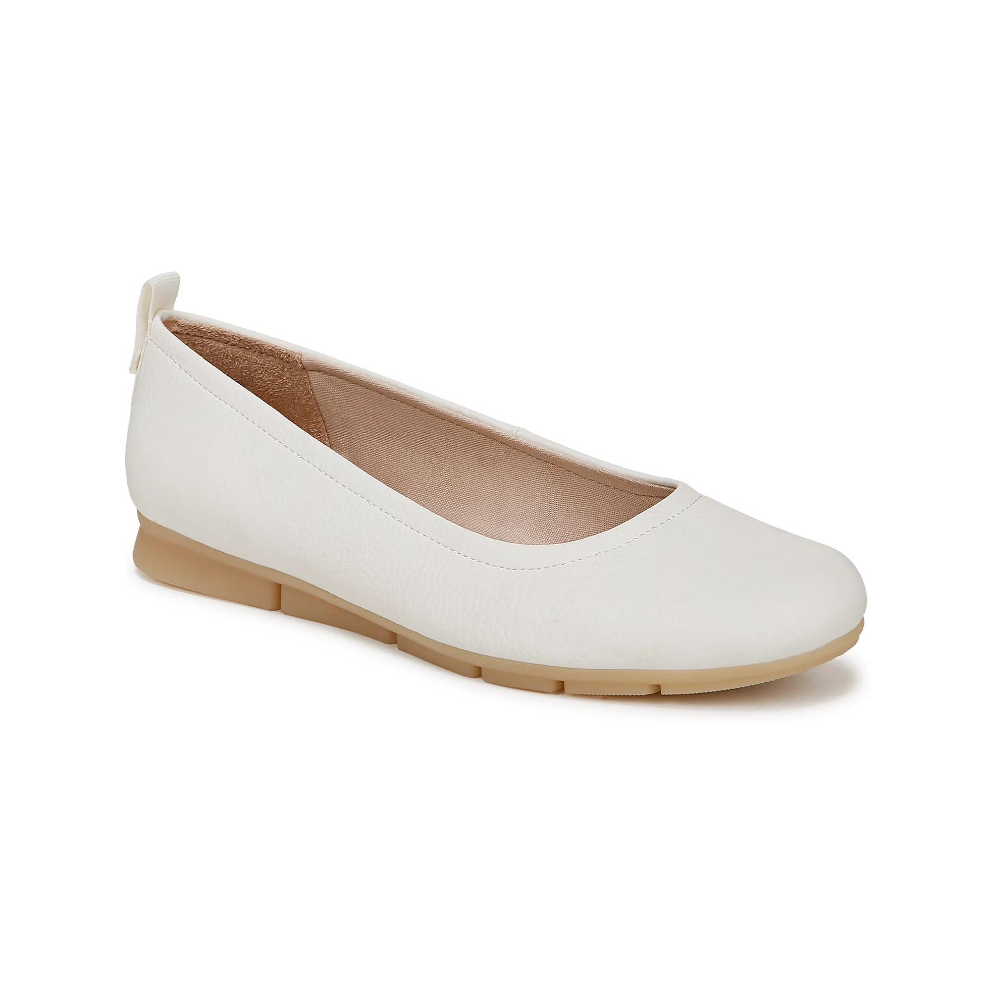 Dr. Scholl's Timeless Women's Ballerina Shoes, Size: 7 Wide, Off White Product Image