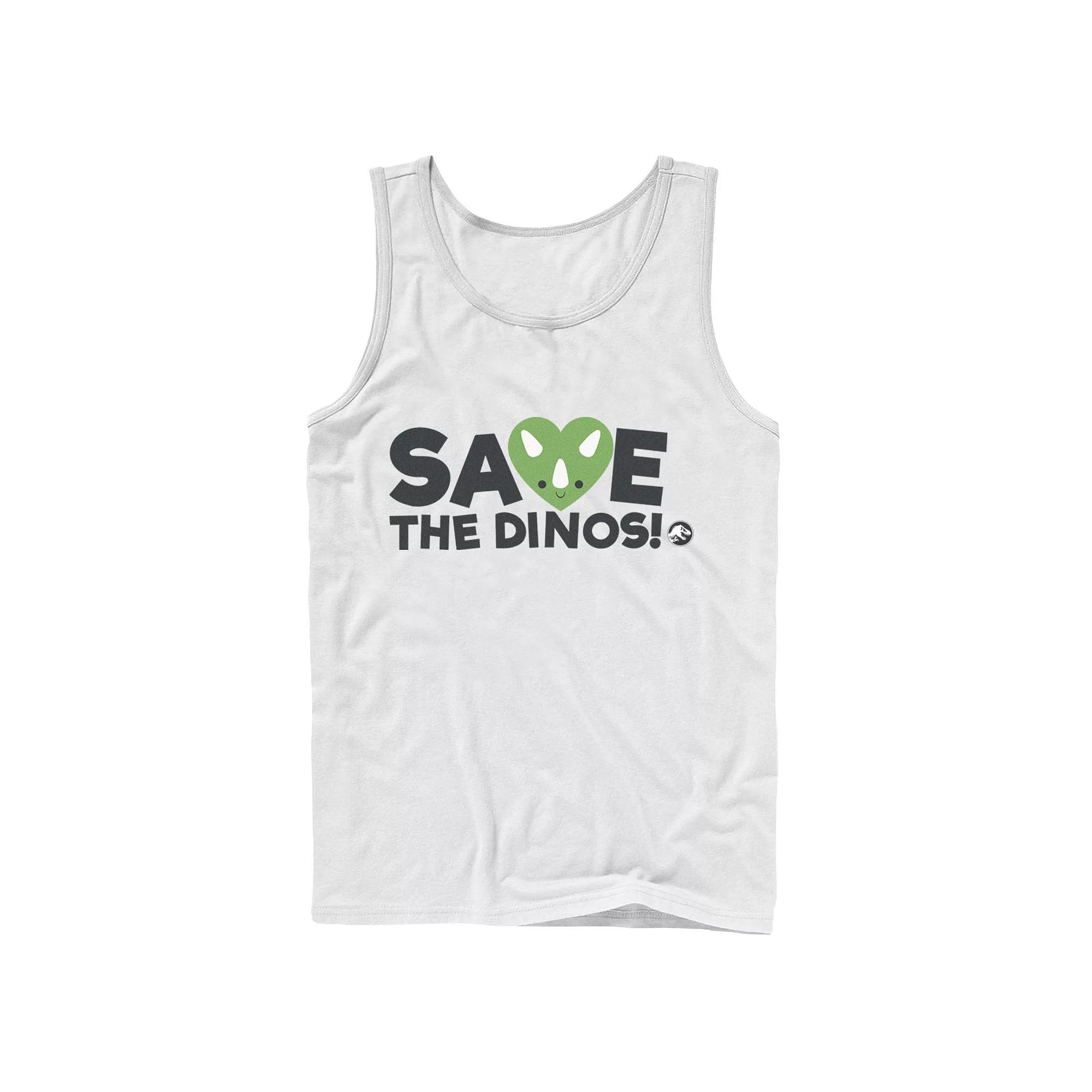 Men's Jurassic World: Fallen Kingdom Save The Dinos! Tank Top,  Product Image
