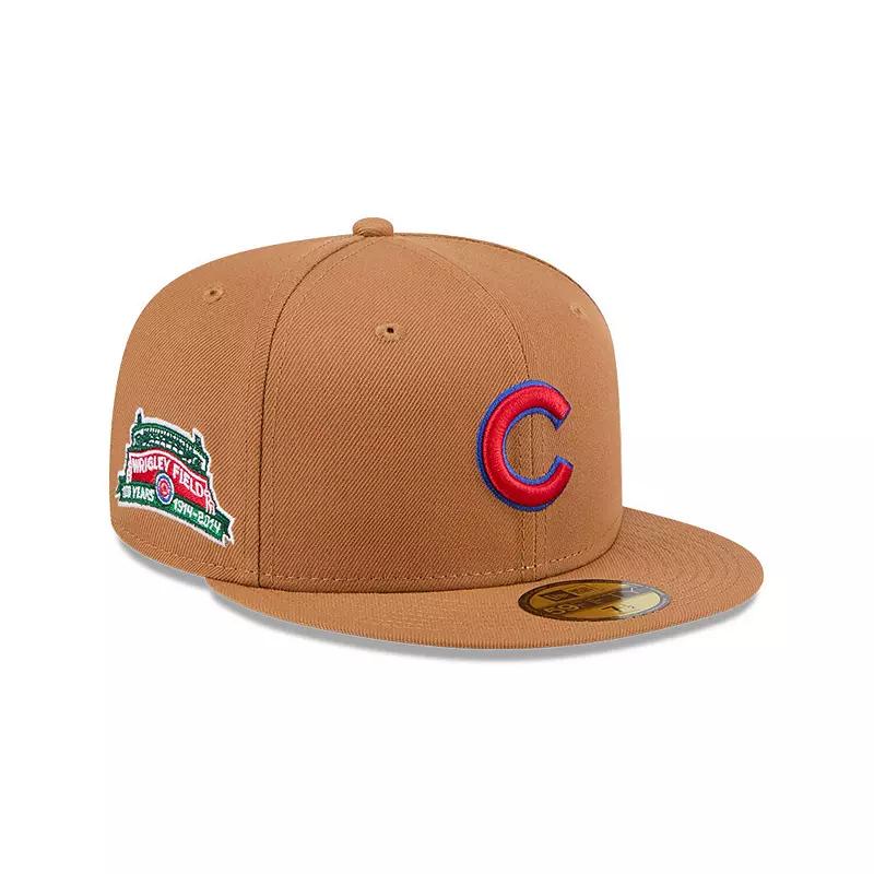 Men's New Era Brown Chicago Cubs Color Pack 59FIFTY Fitted Hat,  Product Image