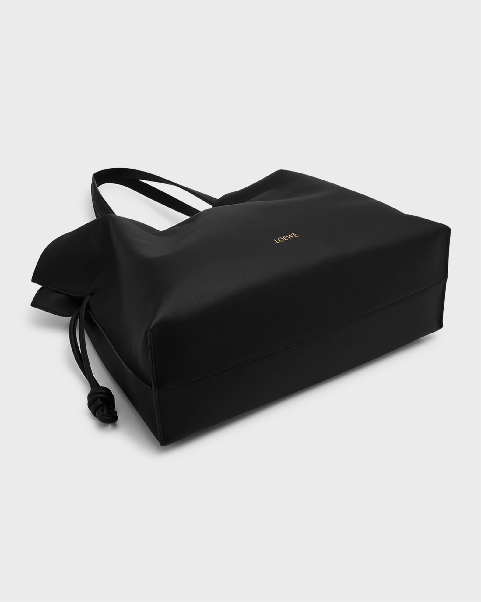 Flamenco XL Clutch Bag in Napa Leather with Golden Foil Anagram Product Image