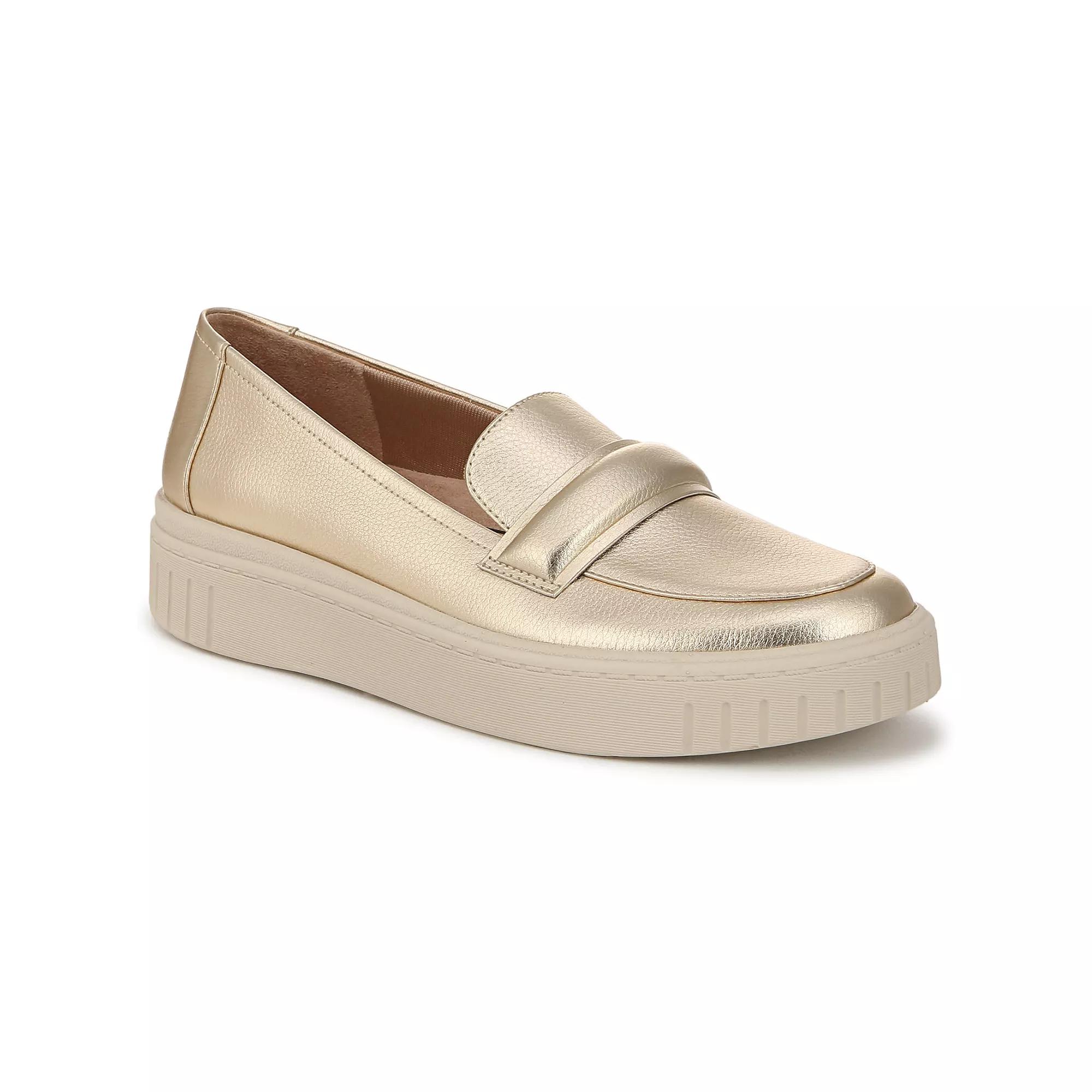 LifeStride Geneva Women's Wedge Loafers, Size: 8, Gold Product Image