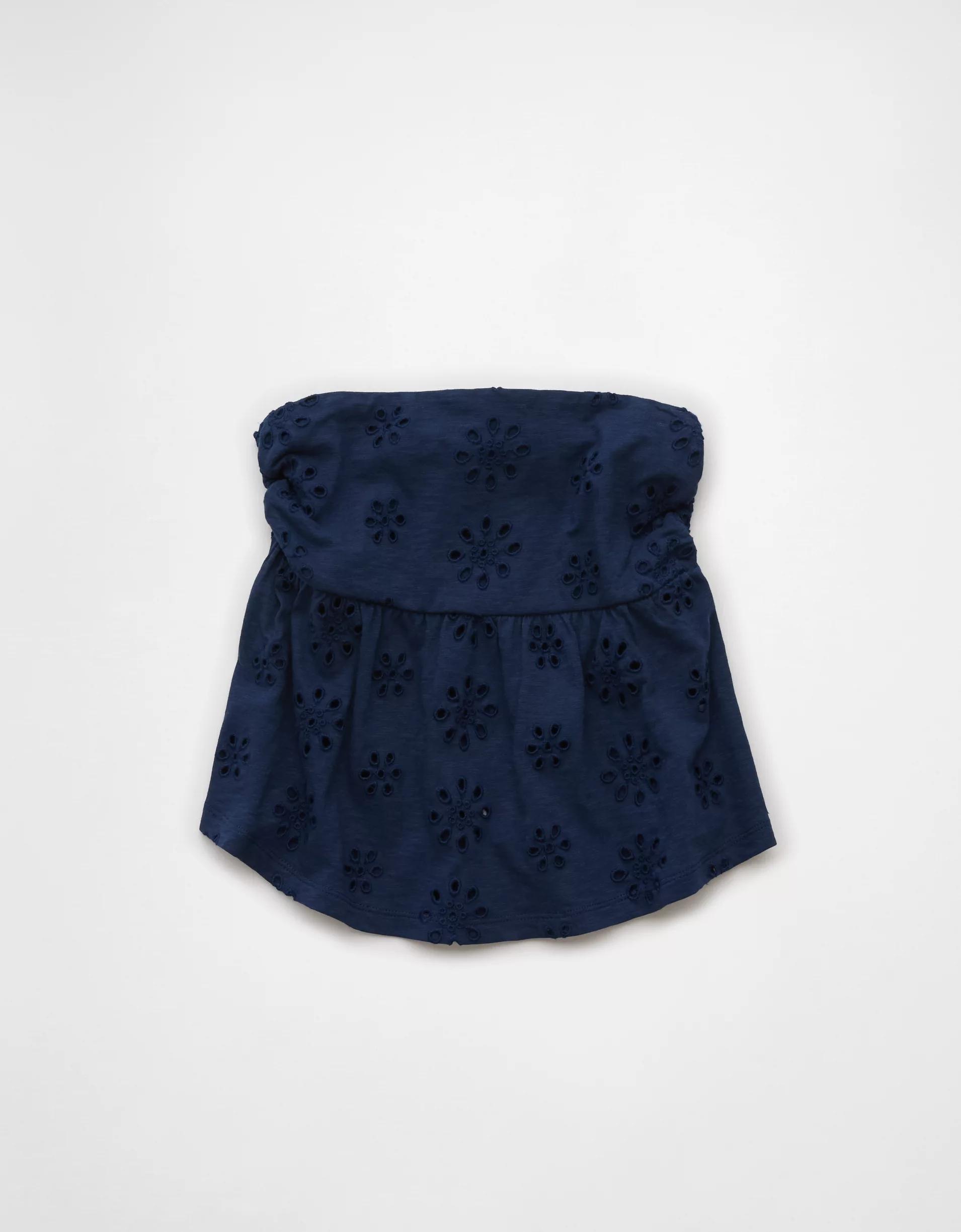 AE Sunchaser Knit Babydoll Tube Top Product Image