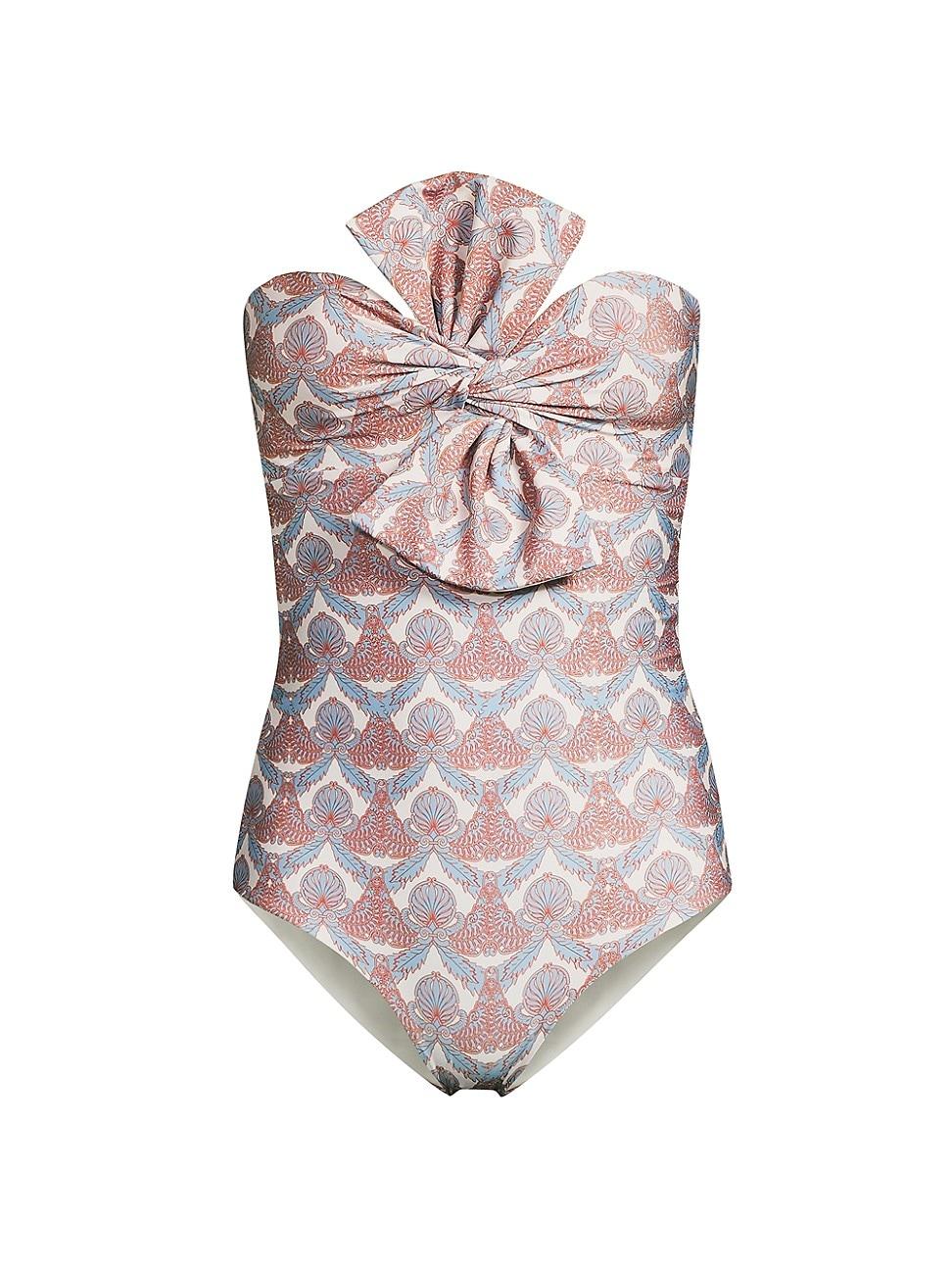 Womens Malaga Abstract One-Piece Swimsuit Product Image