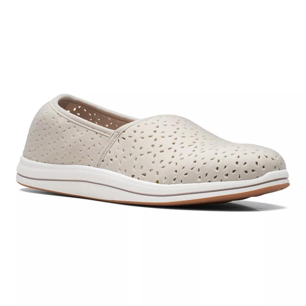 Clarks® Cloudsteppers Breeze Emily Women's Slip-On Shoes, Size: 8.5, Light Brown Product Image