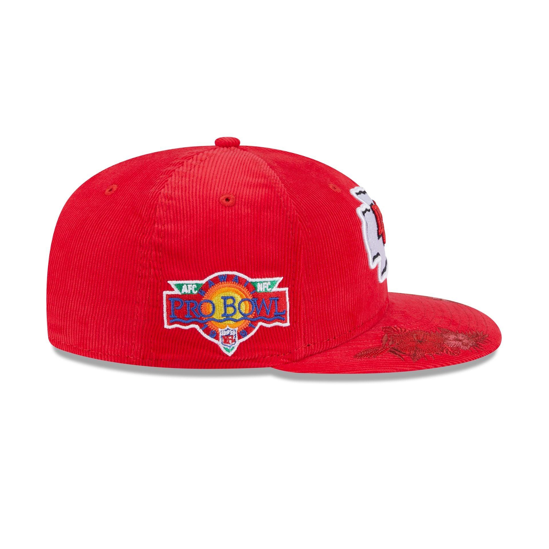 Just Caps Floral Corduroy Kansas City Chiefs 59FIFTY Fitted Hat Male Product Image