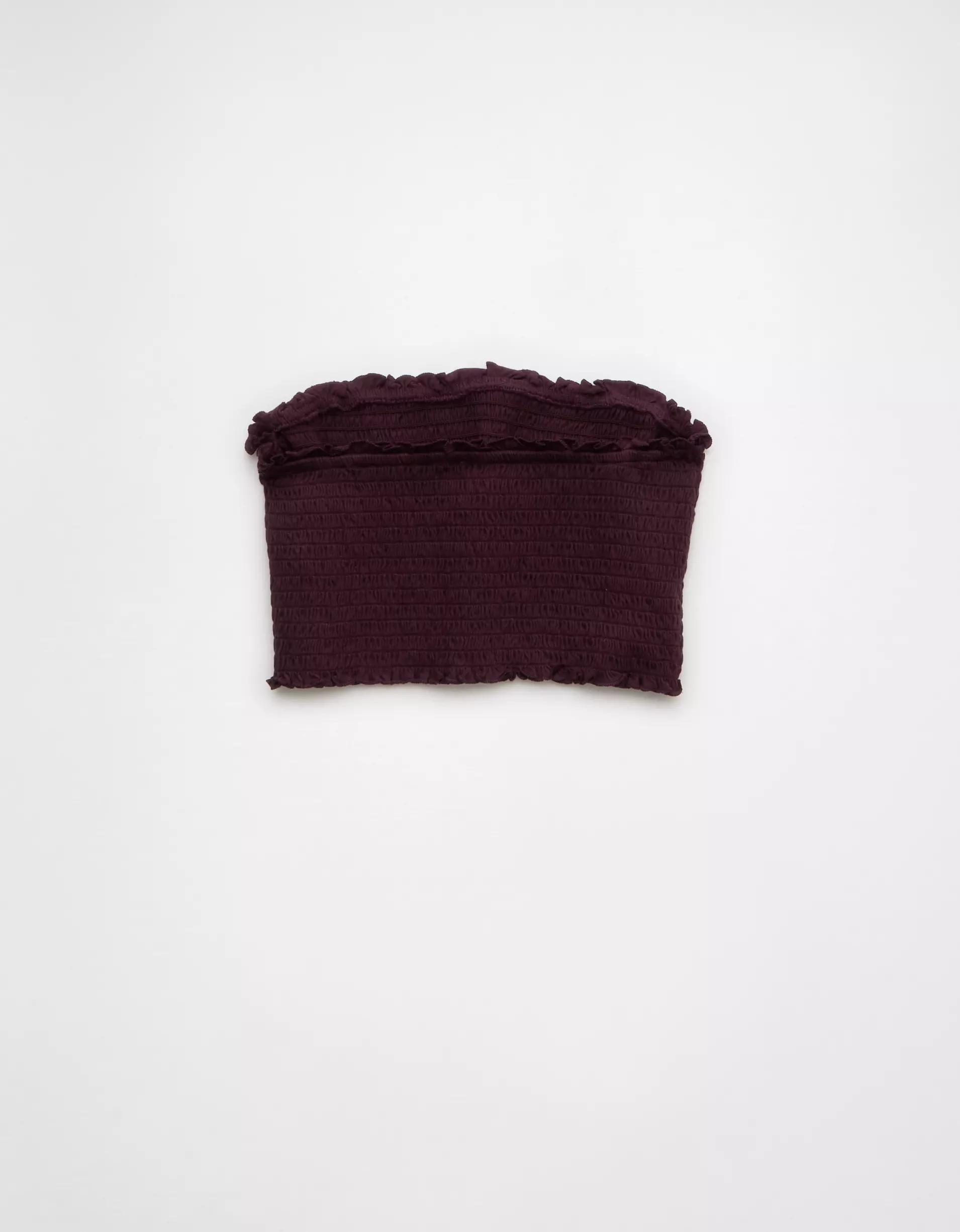 AE Sunchaser Knit Smocked Bandeau Product Image