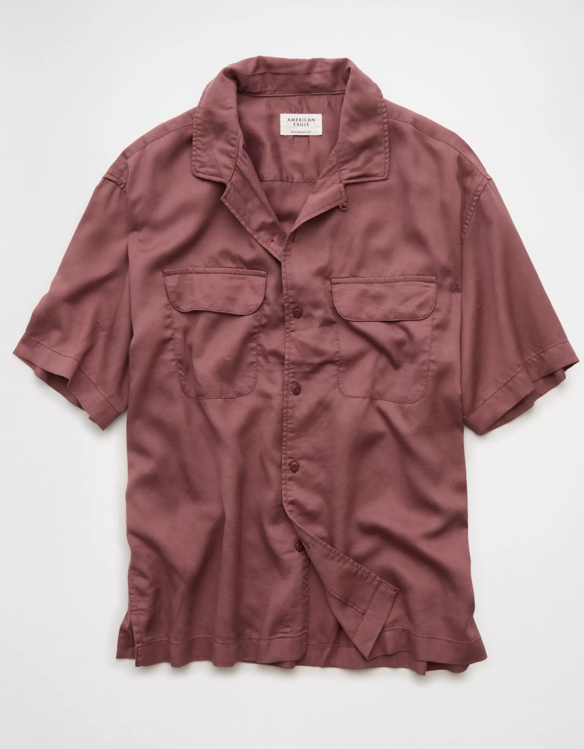 AE Poolside Button-Up Shirt Product Image