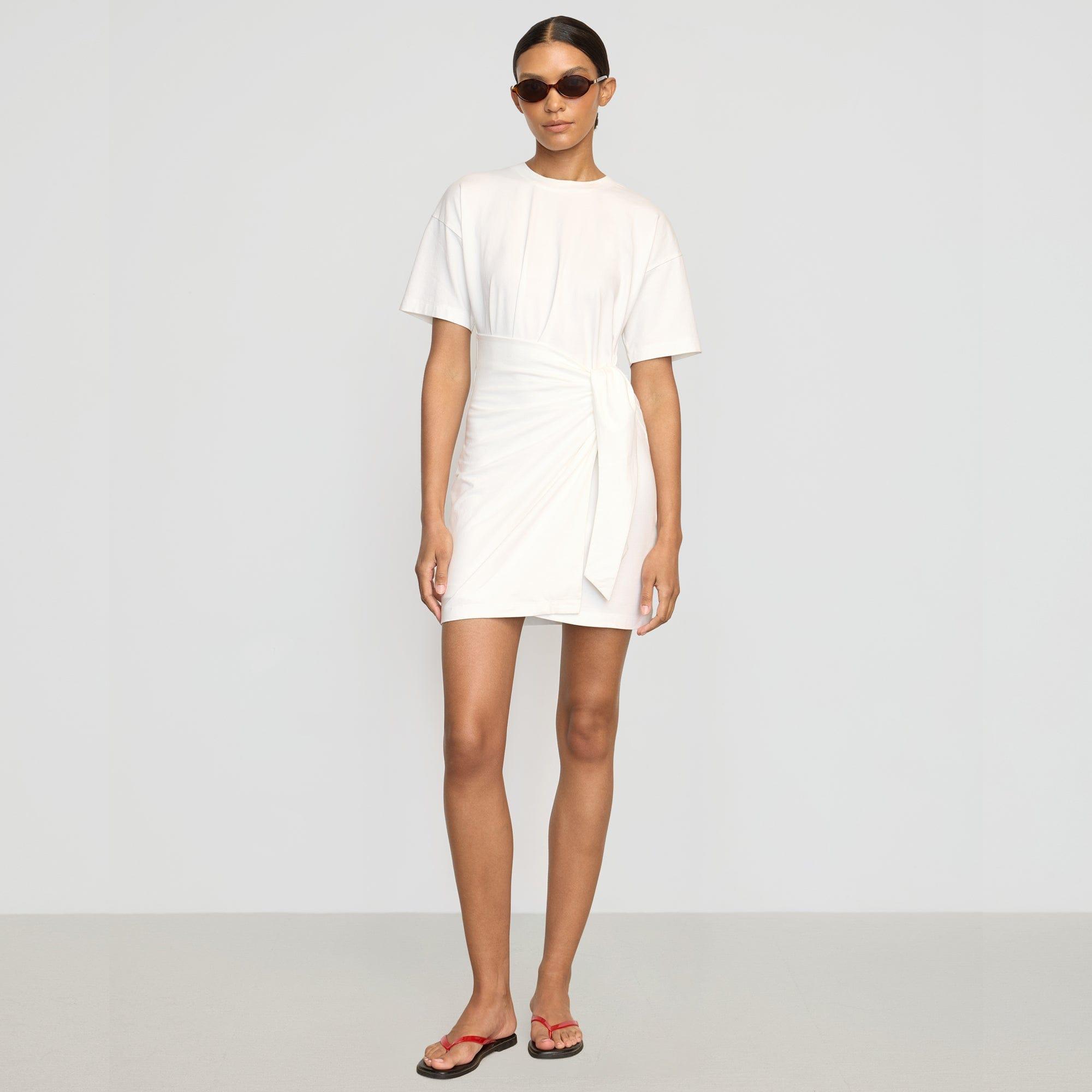 Fallon Organic Cotton T-Shirt Wrap Dress Product Image