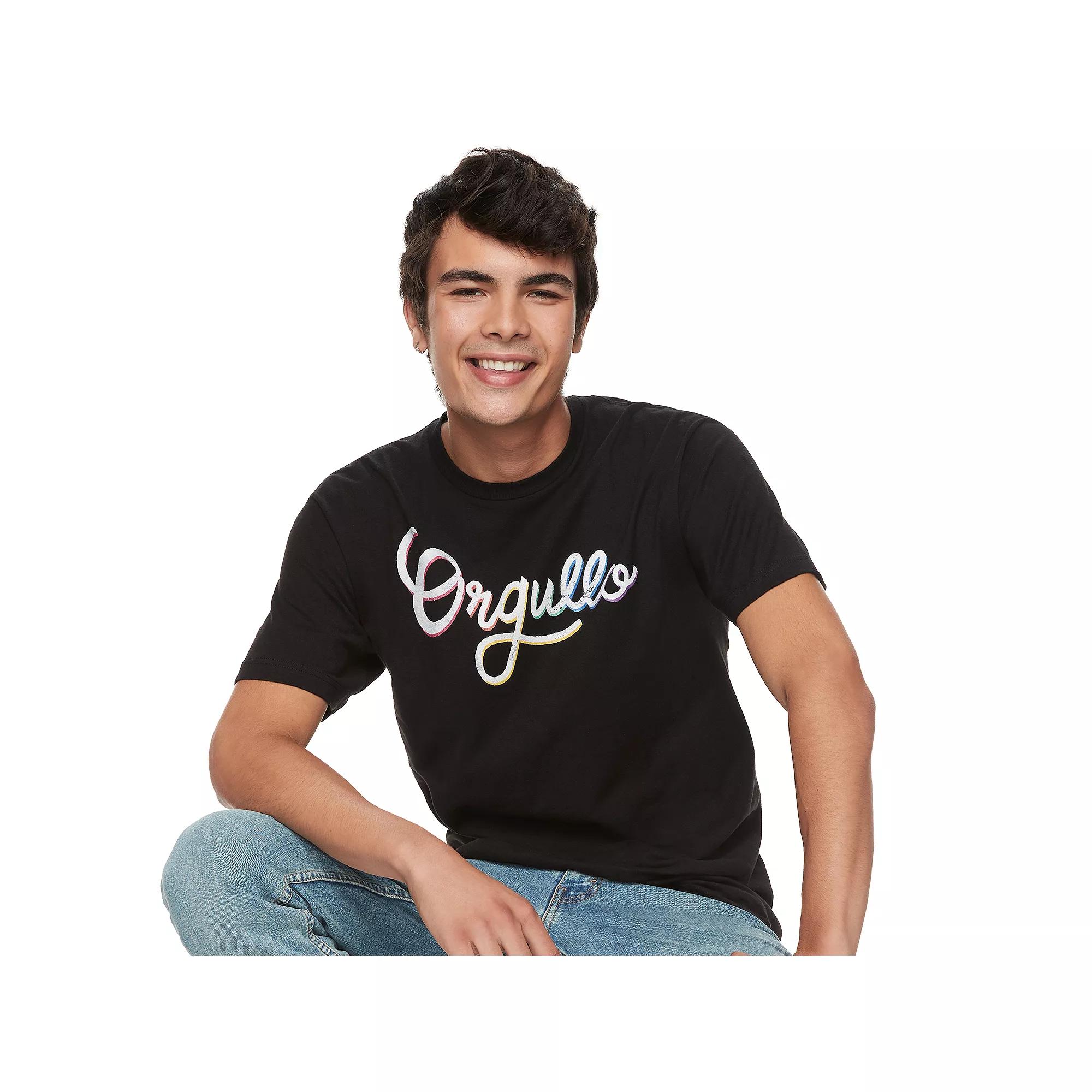 Men's Gonzales Orgullo Hombre Text Tee,  Product Image