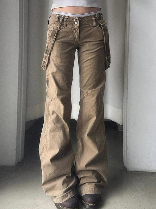 Khaki Workwear Boyfriend Jeans Product Image