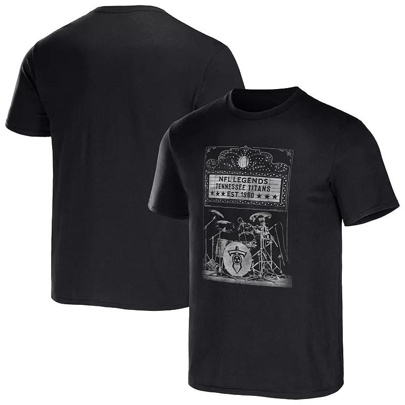 Men's NFL x Darius Rucker Collection by Fanatics Black Jacksonville Jaguars Band T-Shirt,  Product Image