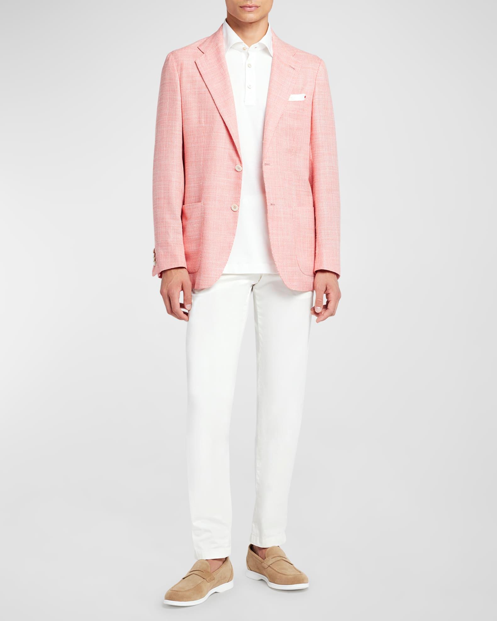 Men's Textured Wool-Blend Blazer Product Image