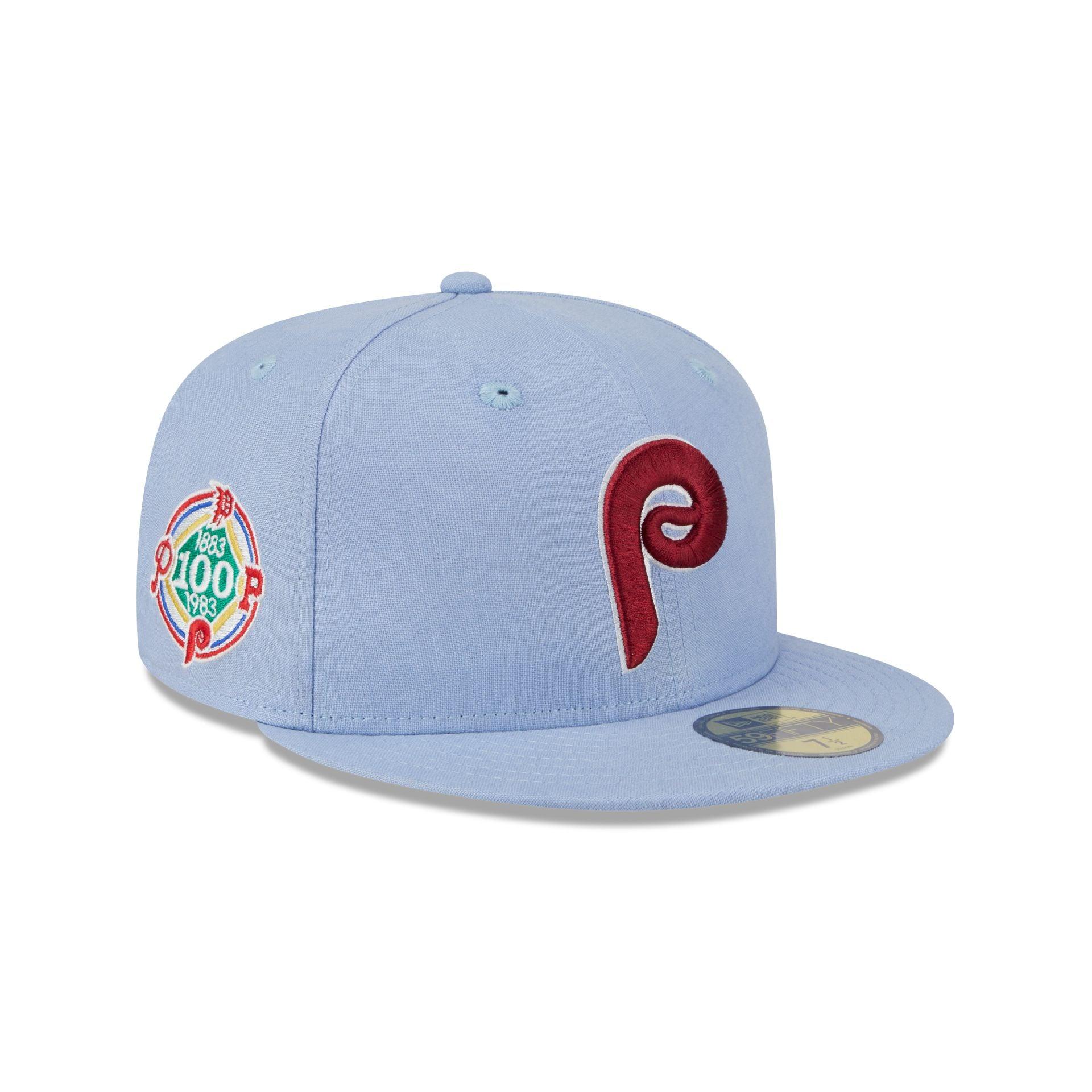 Team Linen Philadelphia Phillies 59FIFTY Fitted Hat Male Product Image