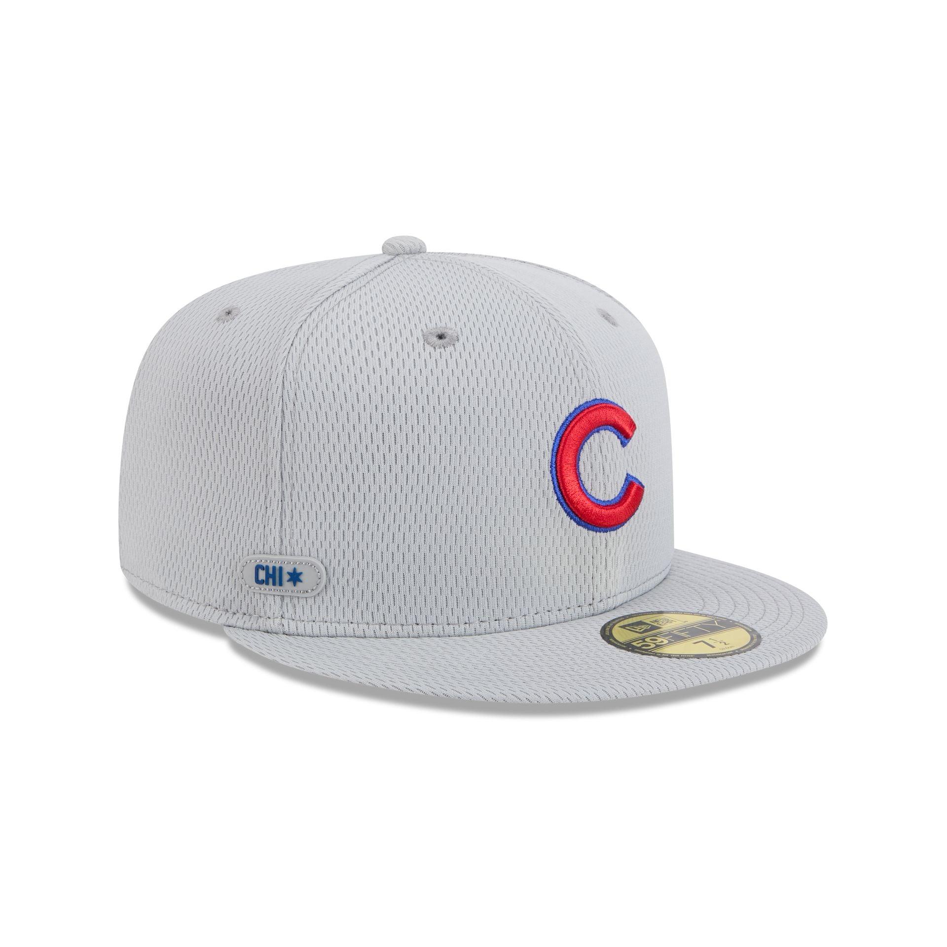 Chicago Cubs 2025 Clubhouse Gray 59FIFTY Fitted Hat Male Product Image