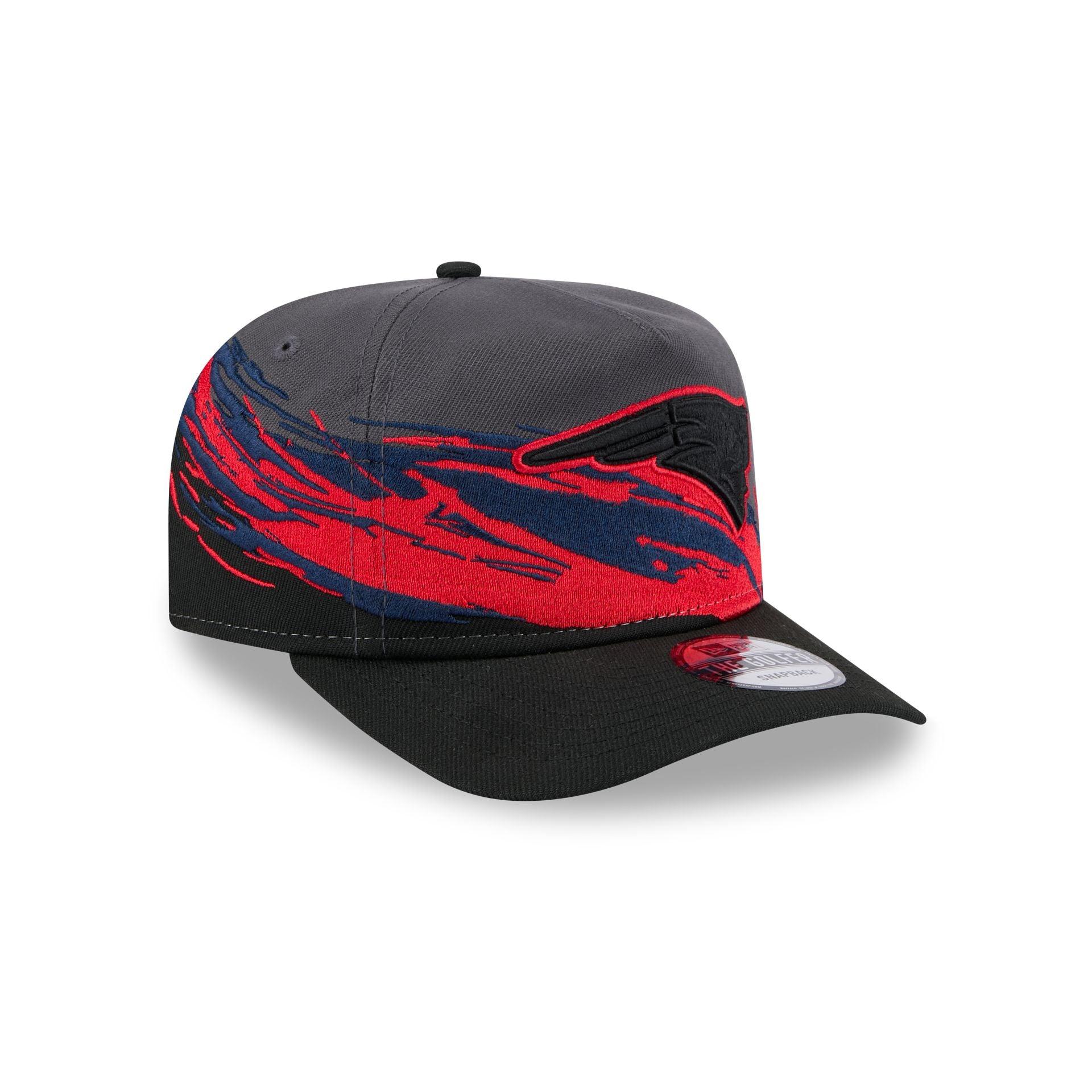 New England Patriots Graphite Brushstroke Golfer Hat Male Product Image