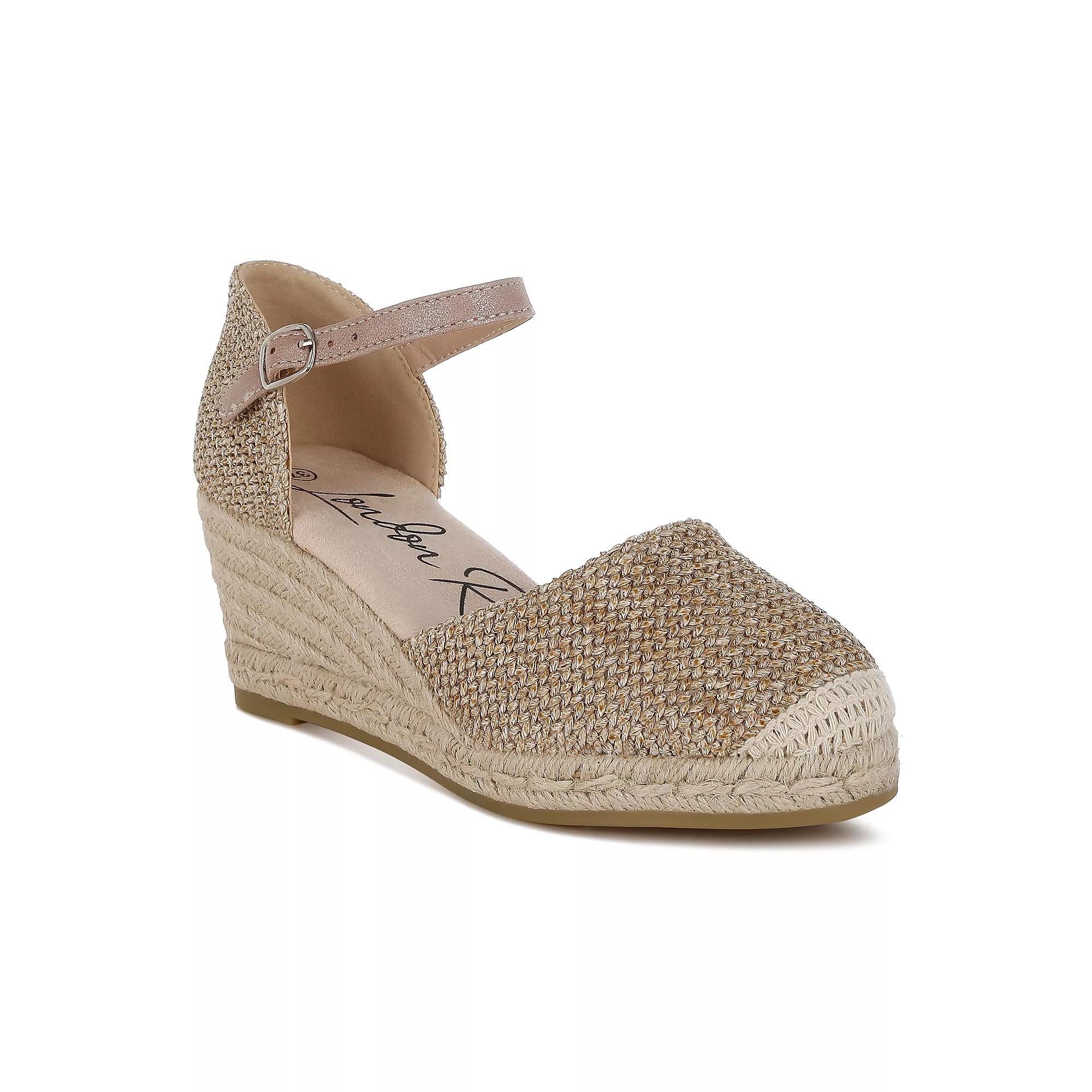 London Rag Kalista Womens Espadrille Wedge Sandals Product Image