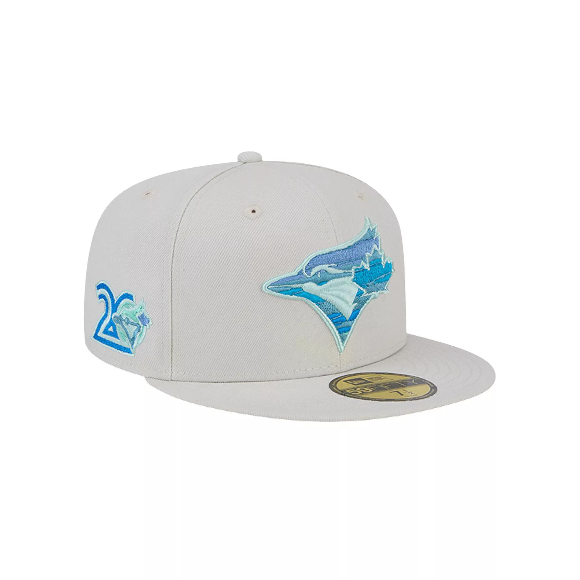Men's New Era Khaki Toronto Blue Jays Stone Mist 59FIFTY Fitted Hat, Size: 7 7/8, Jay Beig K Product Image