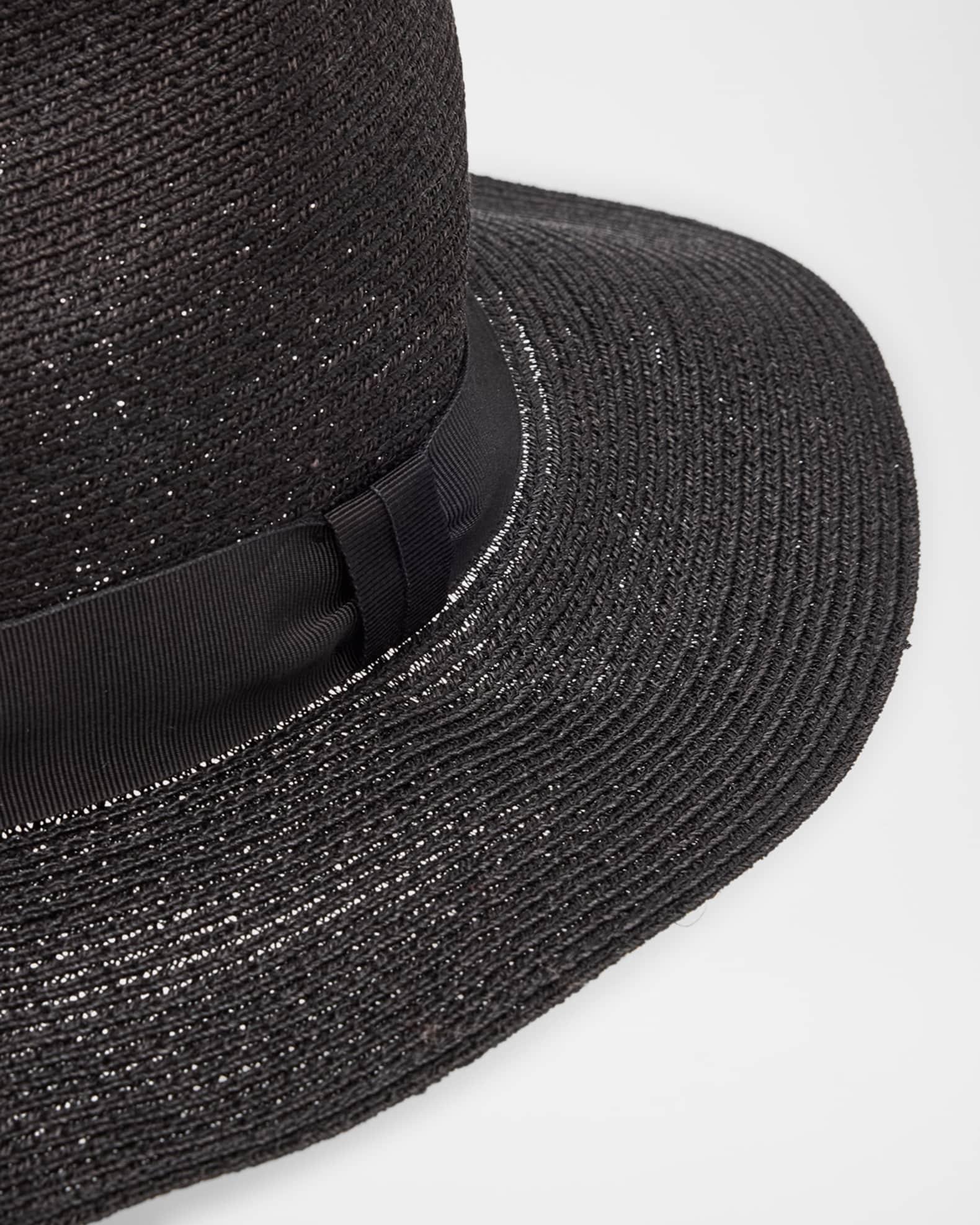 Men's Jute Ribbon-Band Fedora Hat Product Image