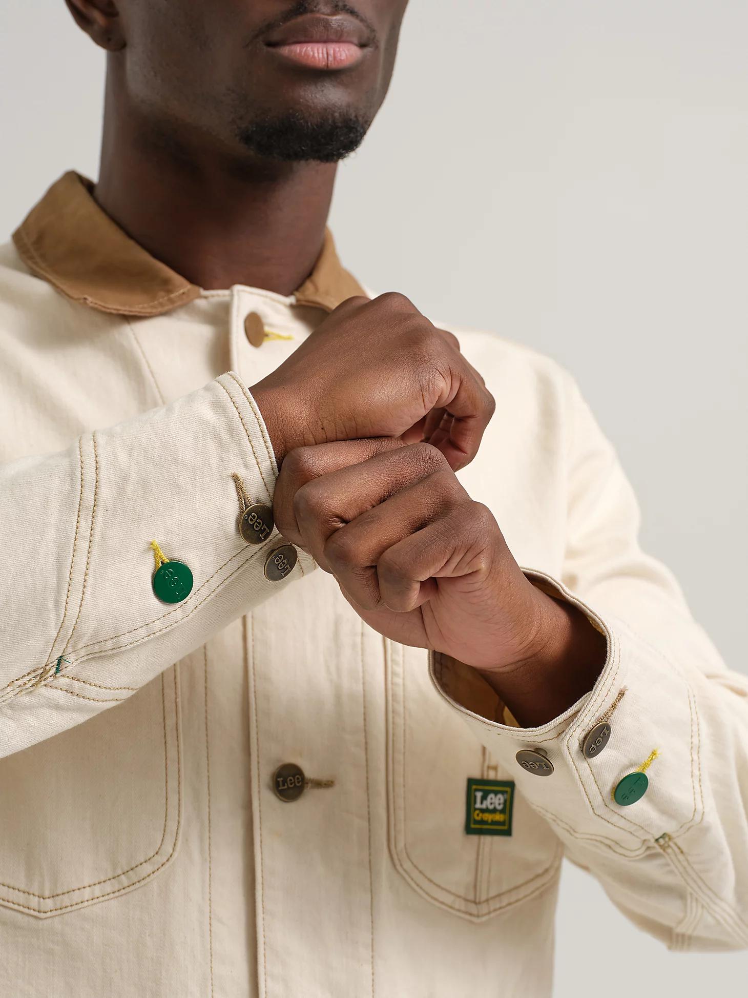 Men's Lee® x Crayola® Ecru Chore Jacket | Men's Jackets & Outerwear | Lee® Product Image