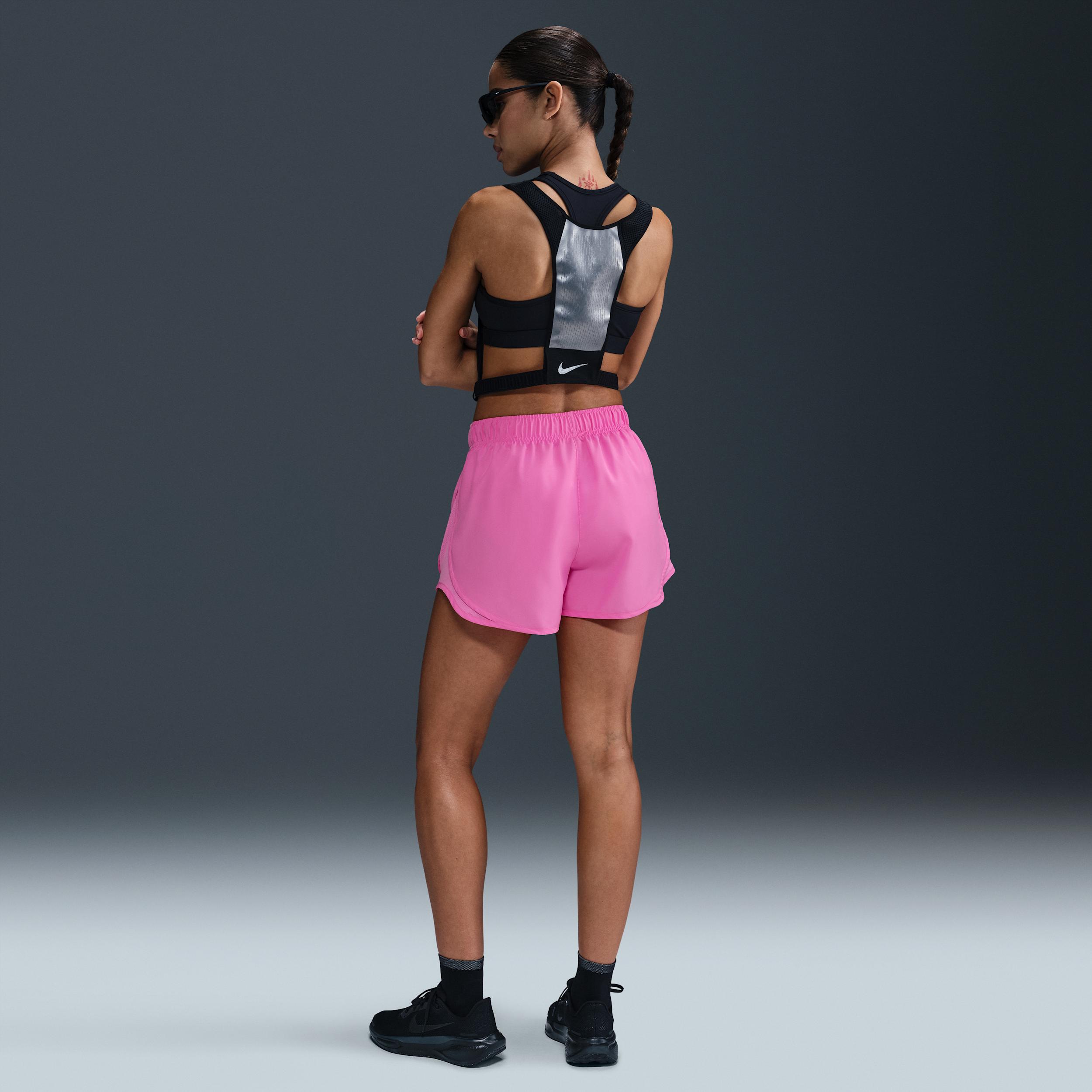 Nike Womens Tempo Dri-FIT Mid-Rise Brief-Lined Running Shorts | HM6096-675 Product Image