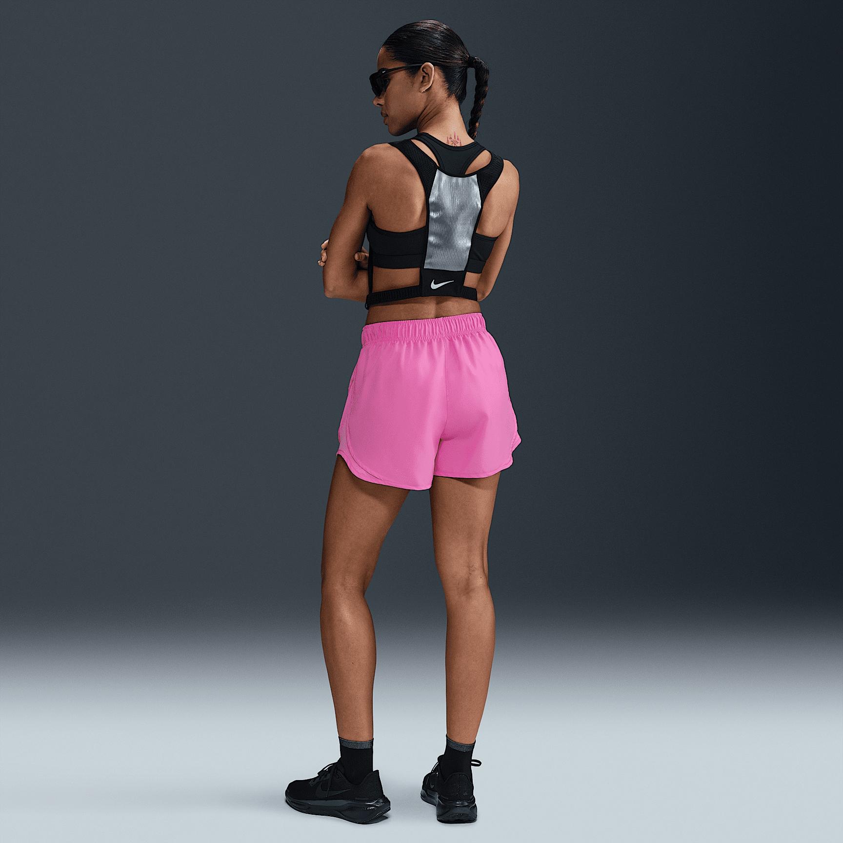 Nike Womens Tempo Dri-FIT Mid-Rise Brief-Lined Running Shorts | HM6096-017 Product Image