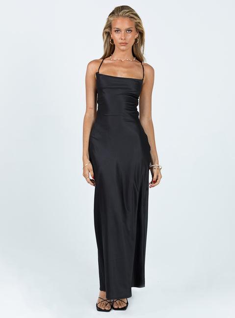 Celena Maxi Dress Black Product Image