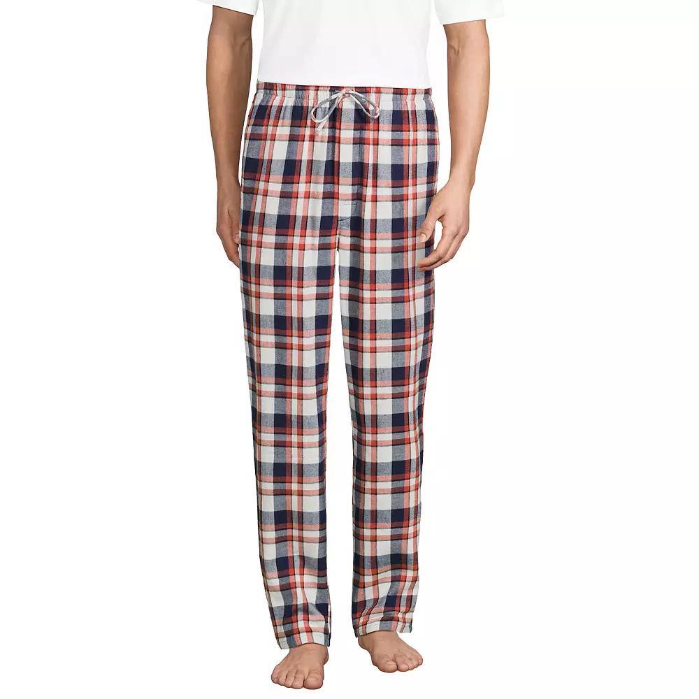 Big & Tall Lands' End Flannel Pajama Pants, Men's,  Product Image