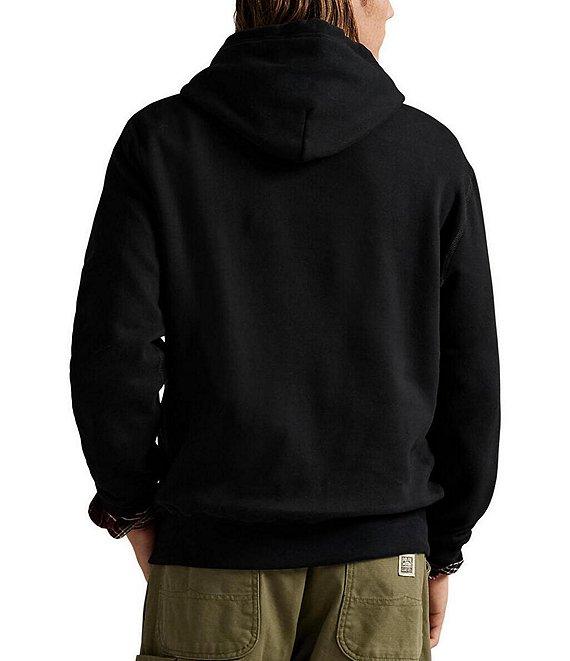 Polo Ralph Lauren Plaid-Logo Long Sleeve Fleece Hoodie Product Image